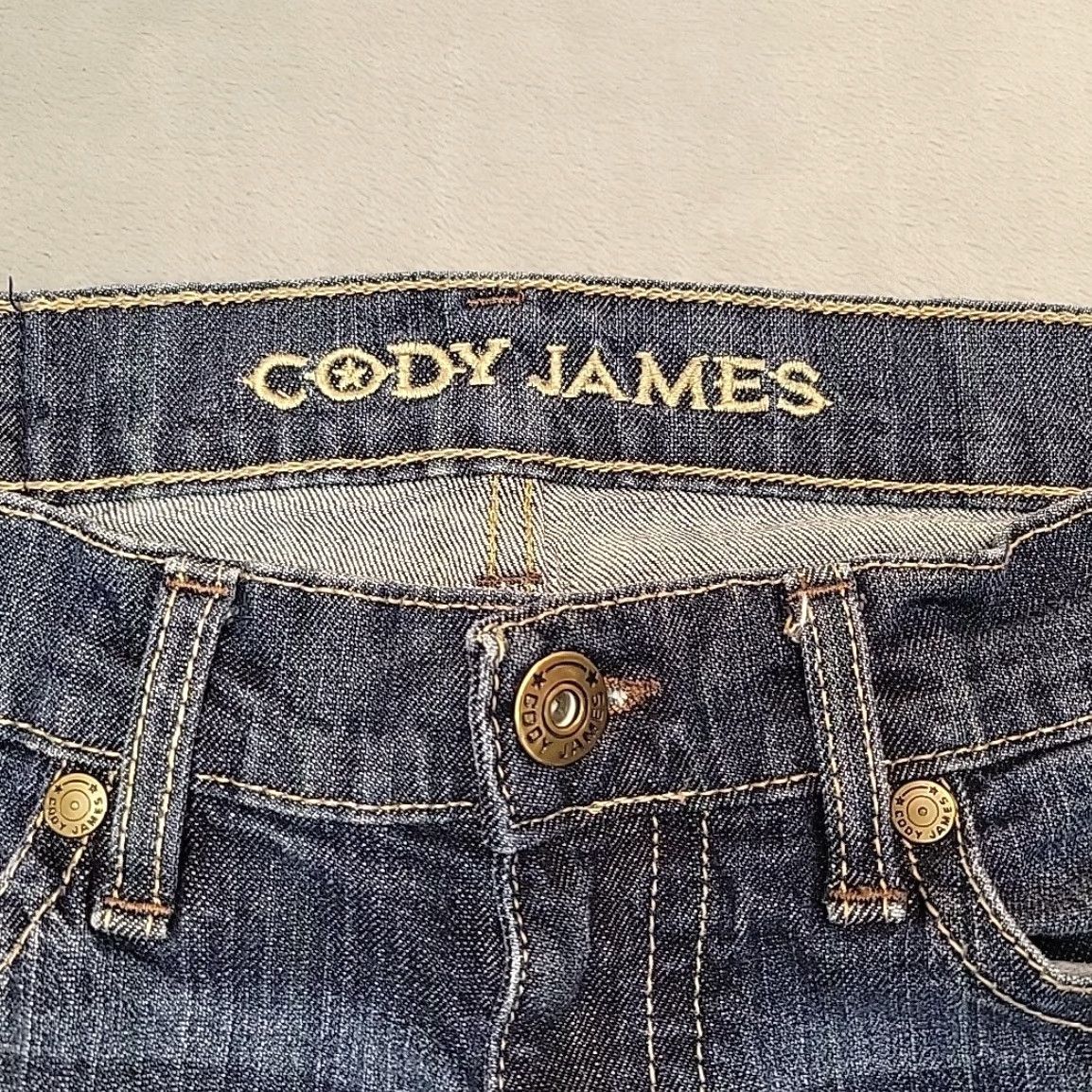 Cody James Cody James Jeans Men 29x32 Blue Denim Boot Cut Straight Leg Outdoor Work Western Jeans Mens 90s Cowboy USA American Western Size US 29 - 3 Thumbnail
