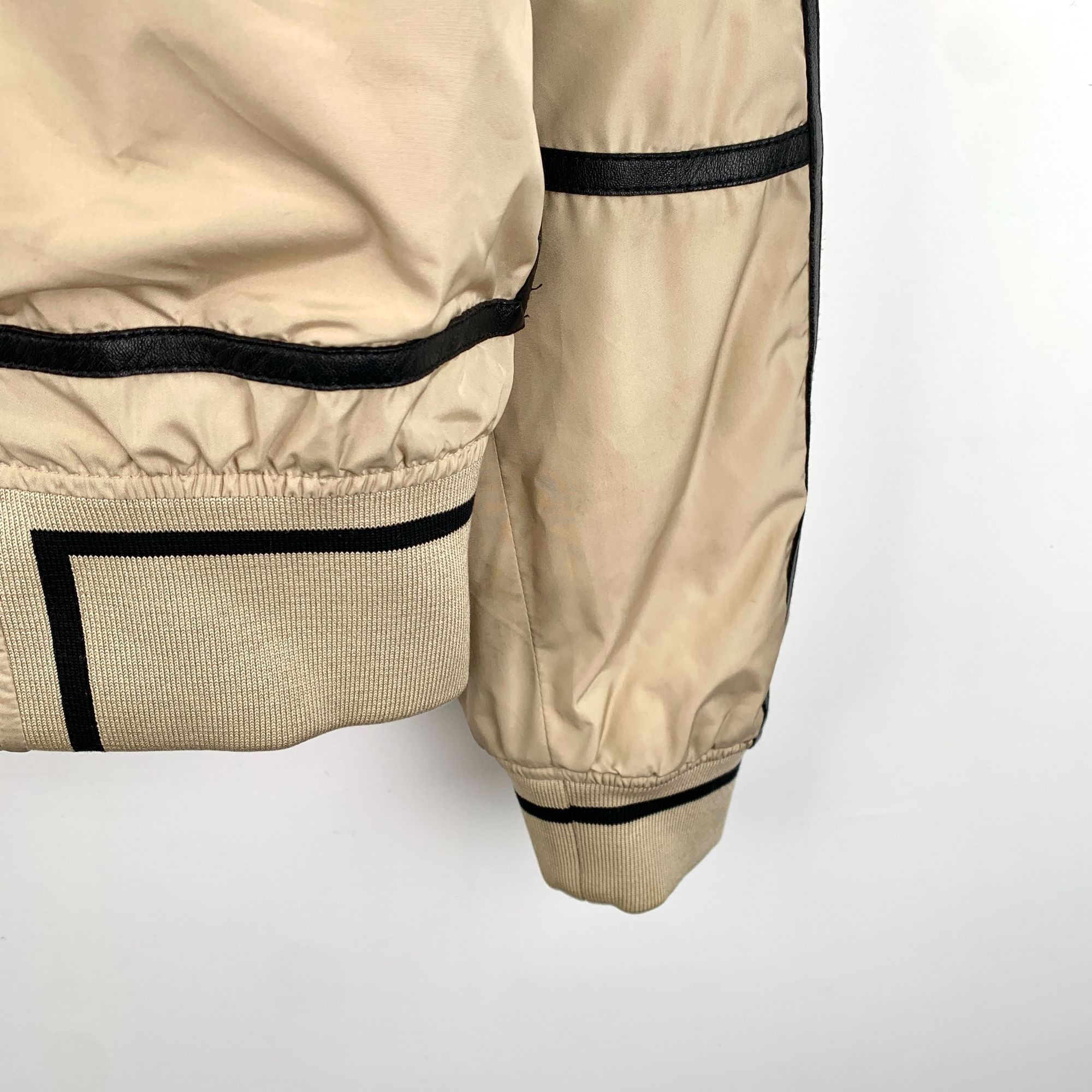 Versace Versace Beige Patchwork Hooded Zipper Jacket Size M Long-Sle Size US M / EU 48-50 / 2 - 6 Thumbnail