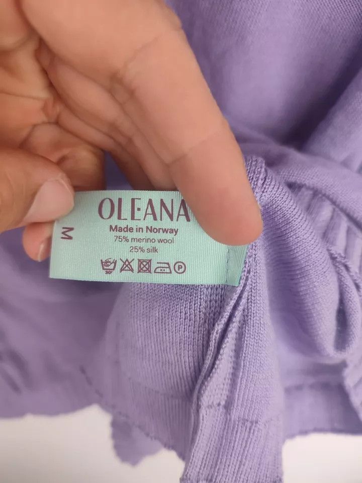 Vintage OLEANA Norway Silk & Merino Wool top t-shirt size M Size M / US 6-8 / IT 42-44 - 8 Thumbnail