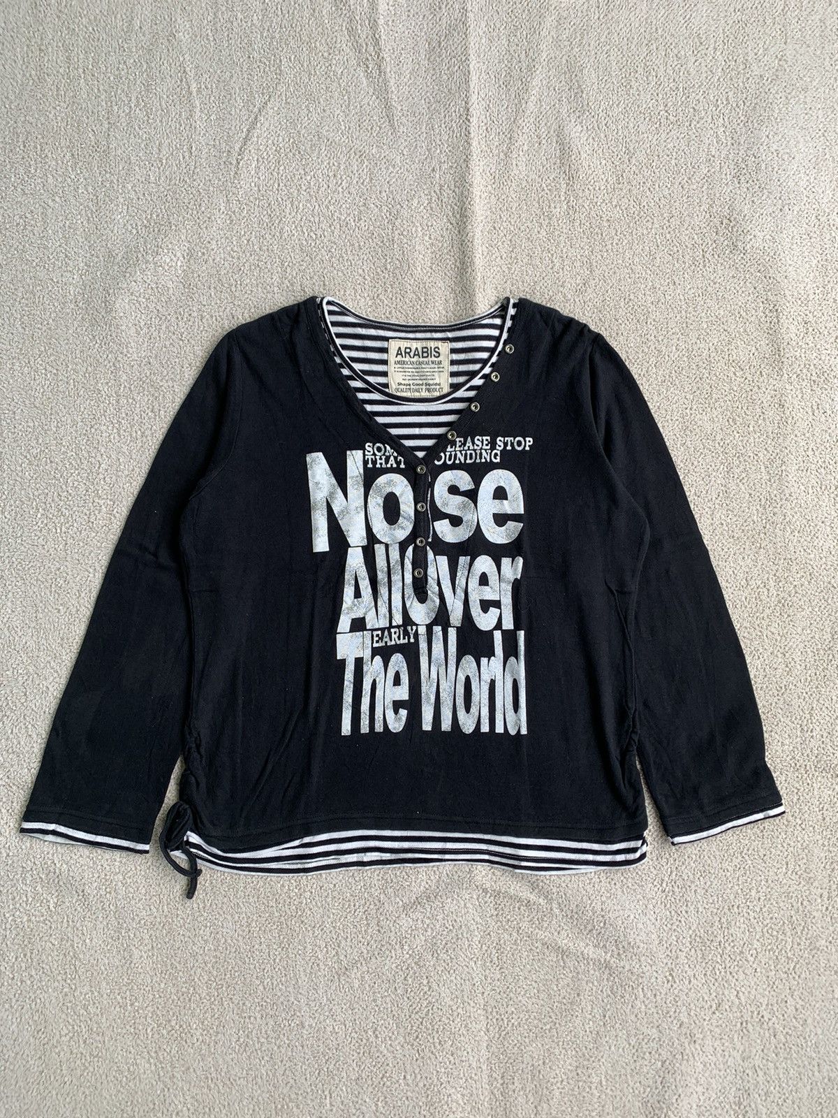 Hysteric Glamour × If Six Was Nine × Japanese Brand Arabis double layer Immortal poem Long sleeve Size US L / EU 52-54 / 3 - 1 Thumbnail