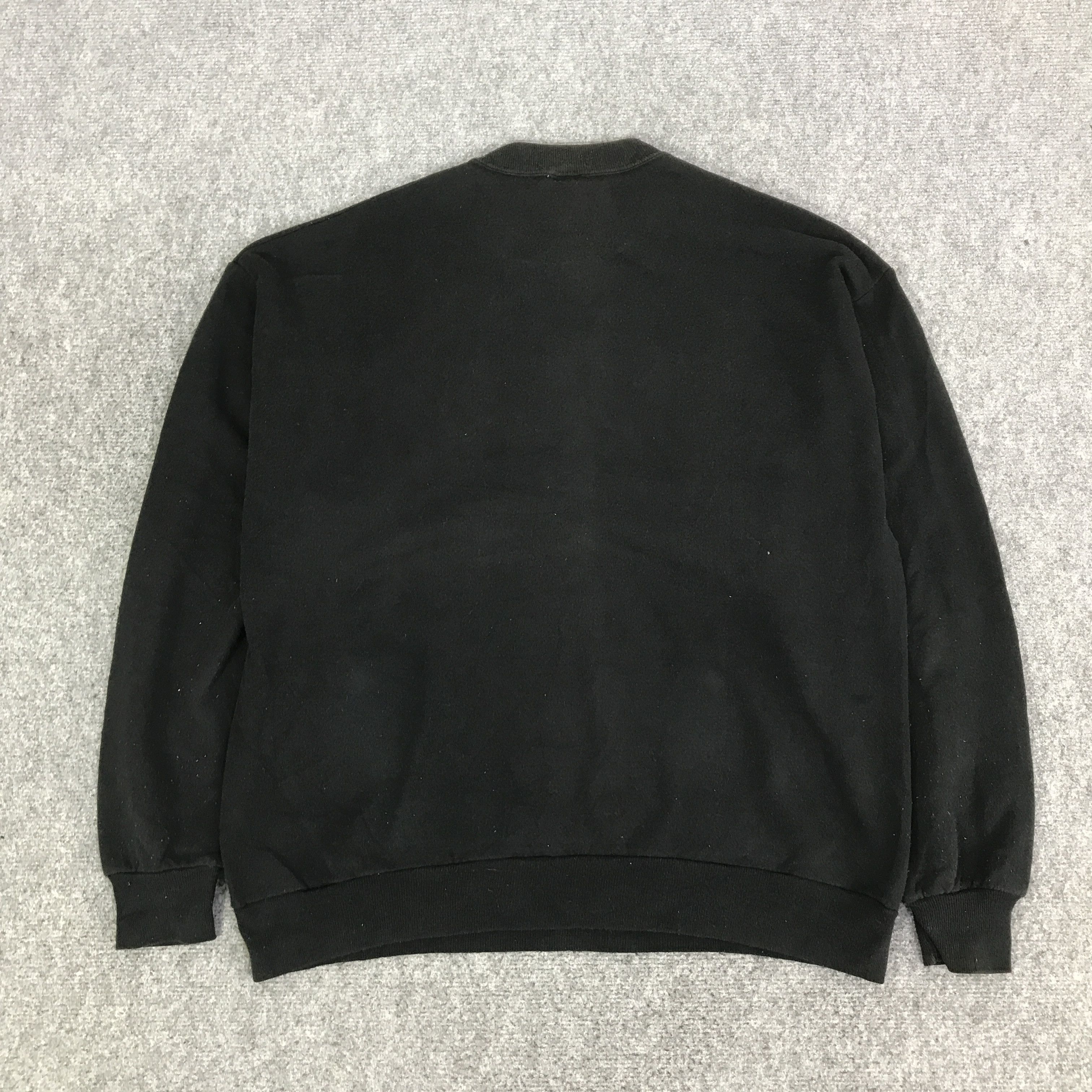 Velva Sheen VINTAGE HAVARD BLACK SWEATSHIRT K105B9 Size US L / EU 52-54 / 3 - 3 Thumbnail