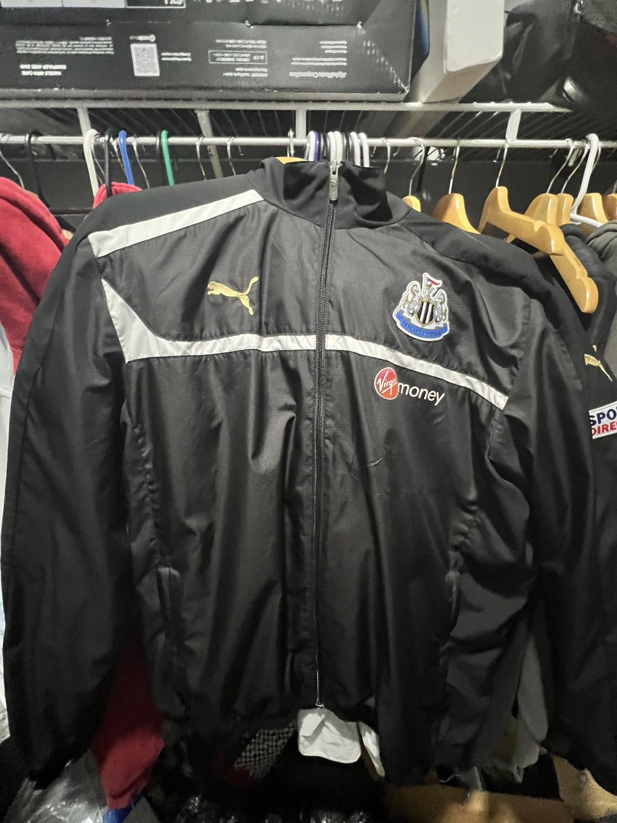 Puma × Vintage Vintage Puma New Castle United Soccer Jacket Size US XL / EU 56 / 4 - 1 Thumbnail