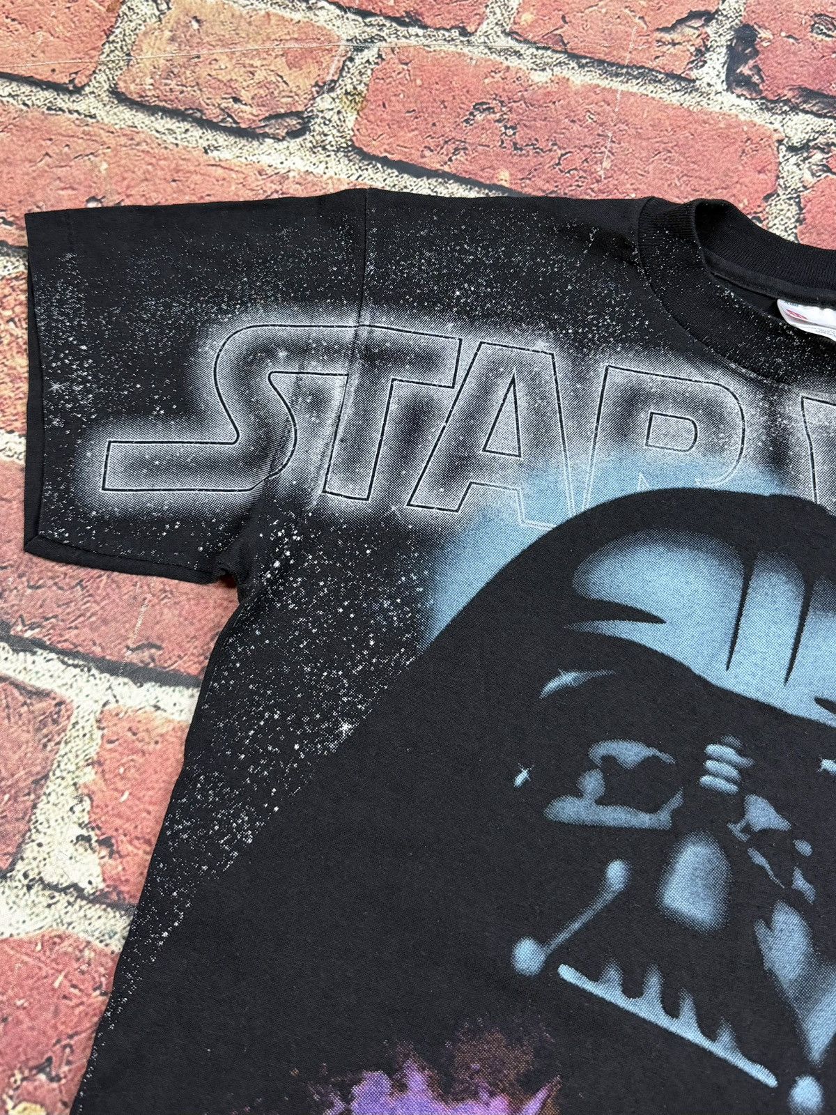 Star Wars Vintage Star Wars Darth Vader AOP T Shirt 1996 Youth Large Size US S / EU 44-46 / 1 - 5 Thumbnail