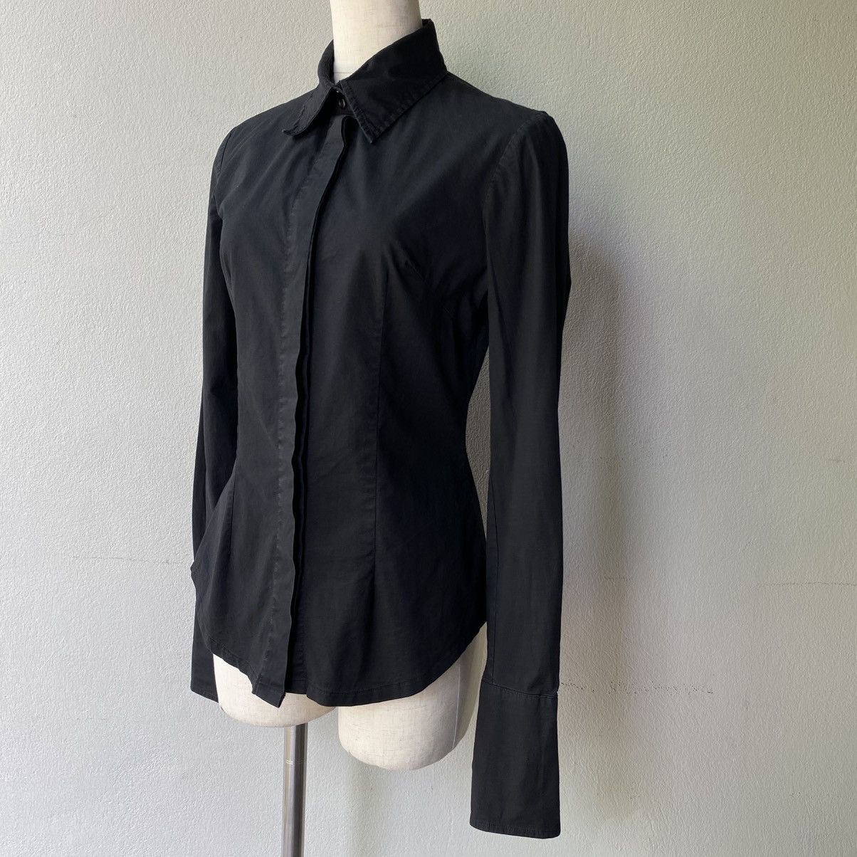 DNA DNA u.s.a Black Tailored Stretch Shirt Size S / US 4 / IT 40 - 6 Thumbnail