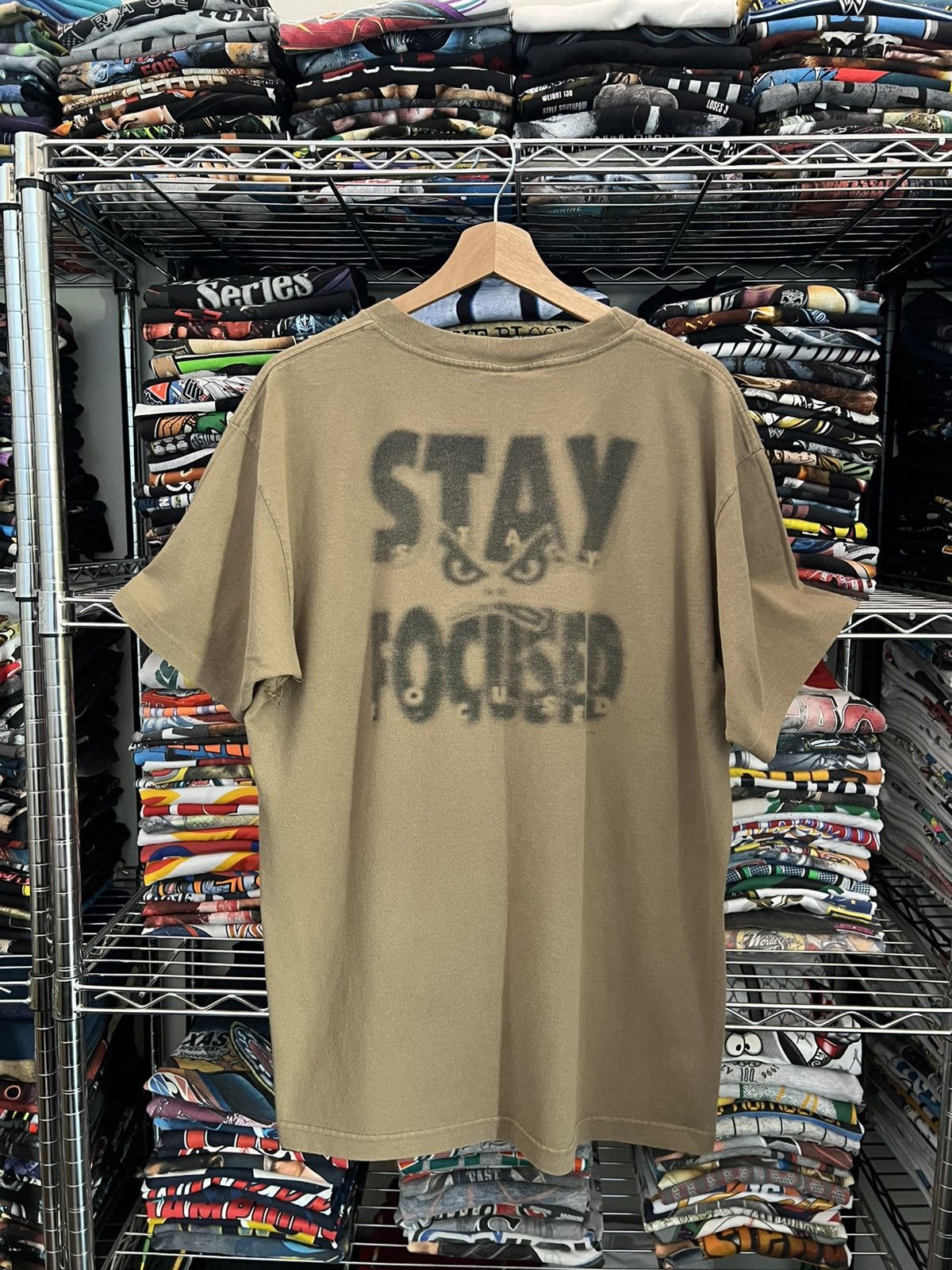 No Fear 90s Bad Boy Stay Focused Single Stitch Tee Size US L / EU 52-54 / 3 - 1 Thumbnail
