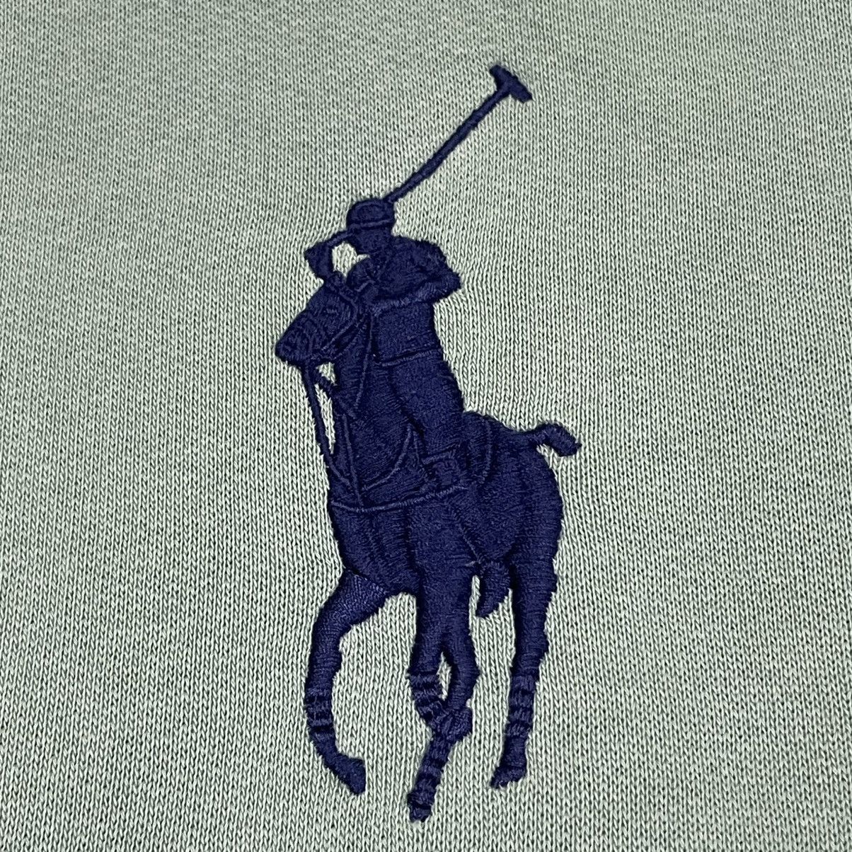 Polo Ralph Lauren Polo Ralph Lauren Sage Green Hoodie Big Pony Embroidered Size US L / EU 52-54 / 3 - 6 Thumbnail