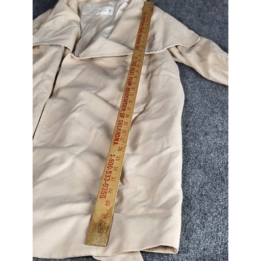 Club Monaco Club Monaco Shawl Collar Trench Coat Women Sz S Tan Designer Size S / US 4 / IT 40 - 8 Thumbnail