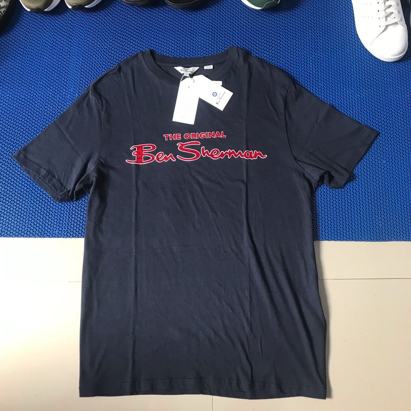 Ben Sherman Ben Sherman Ben Sherman Signature Logo Print T-Shirt Navy Size US L / EU 52-54 / 3 - 1 Thumbnail