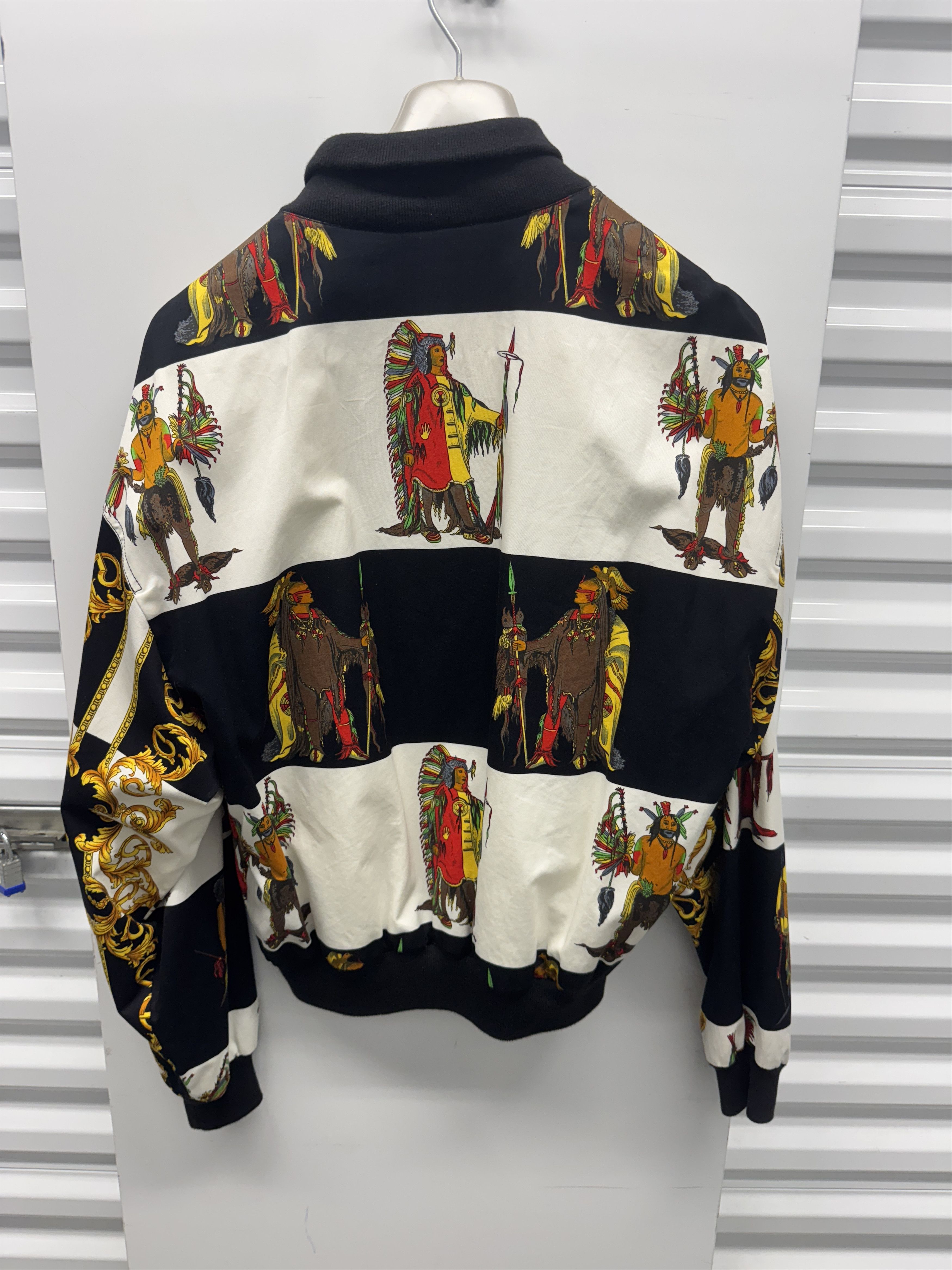 Versus Versace Vintage Versus Versace Native American Print Bomber Jacket Size US M / EU 48-50 / 2 - 2 Thumbnail