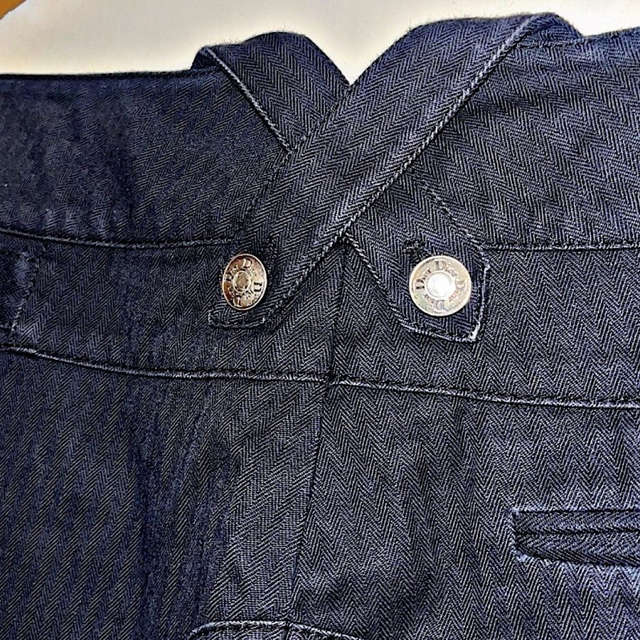 Dior Authentic Christian Dior 04 AW Galliano Black Bondage Denim Size 25" / US 0 / IT 36 - 10 Thumbnail