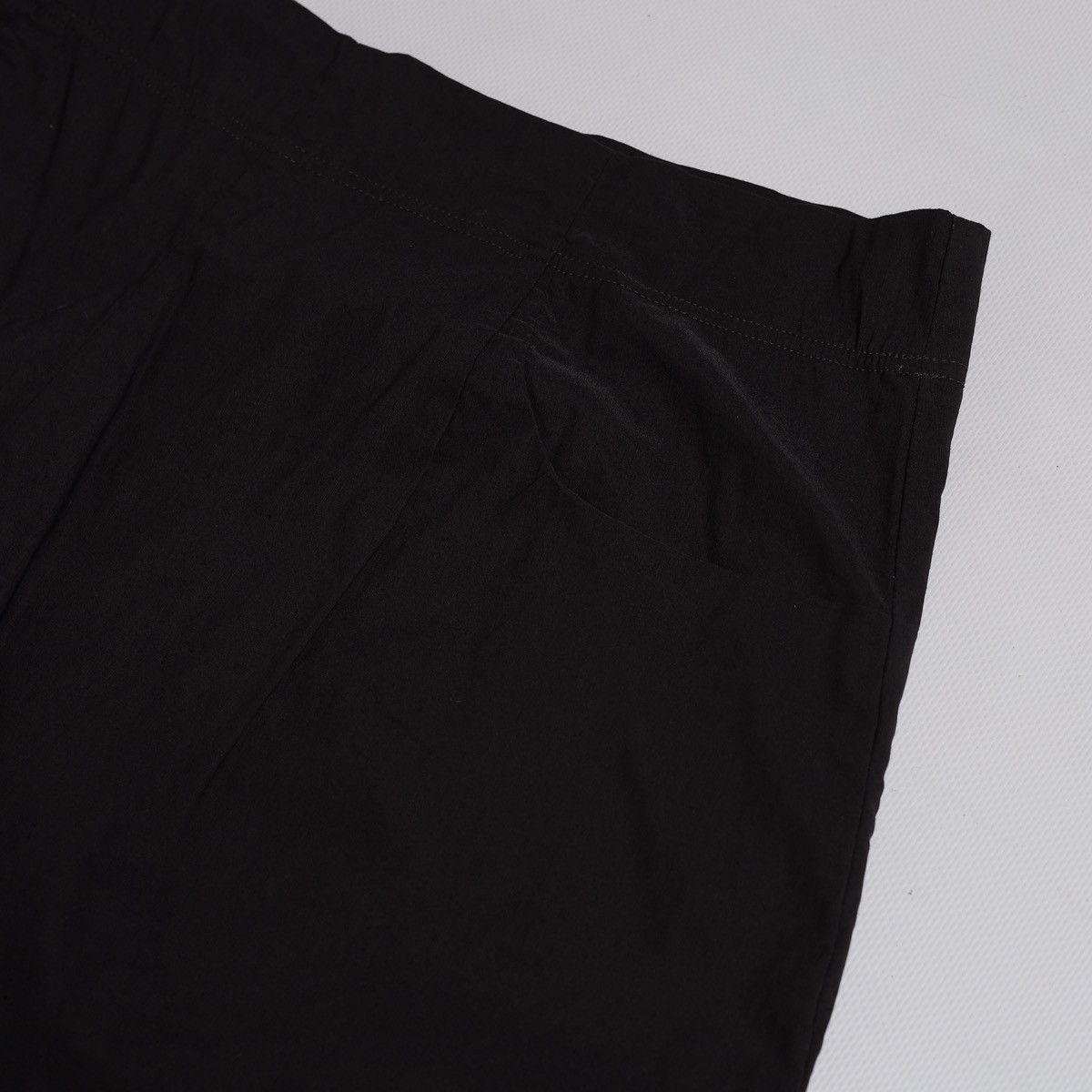 Rundholz Rundholz Black Label Dark Navy Linen Cotton Nylon Wide Pants Size 28" / US 6 / IT 42 - 11 Thumbnail