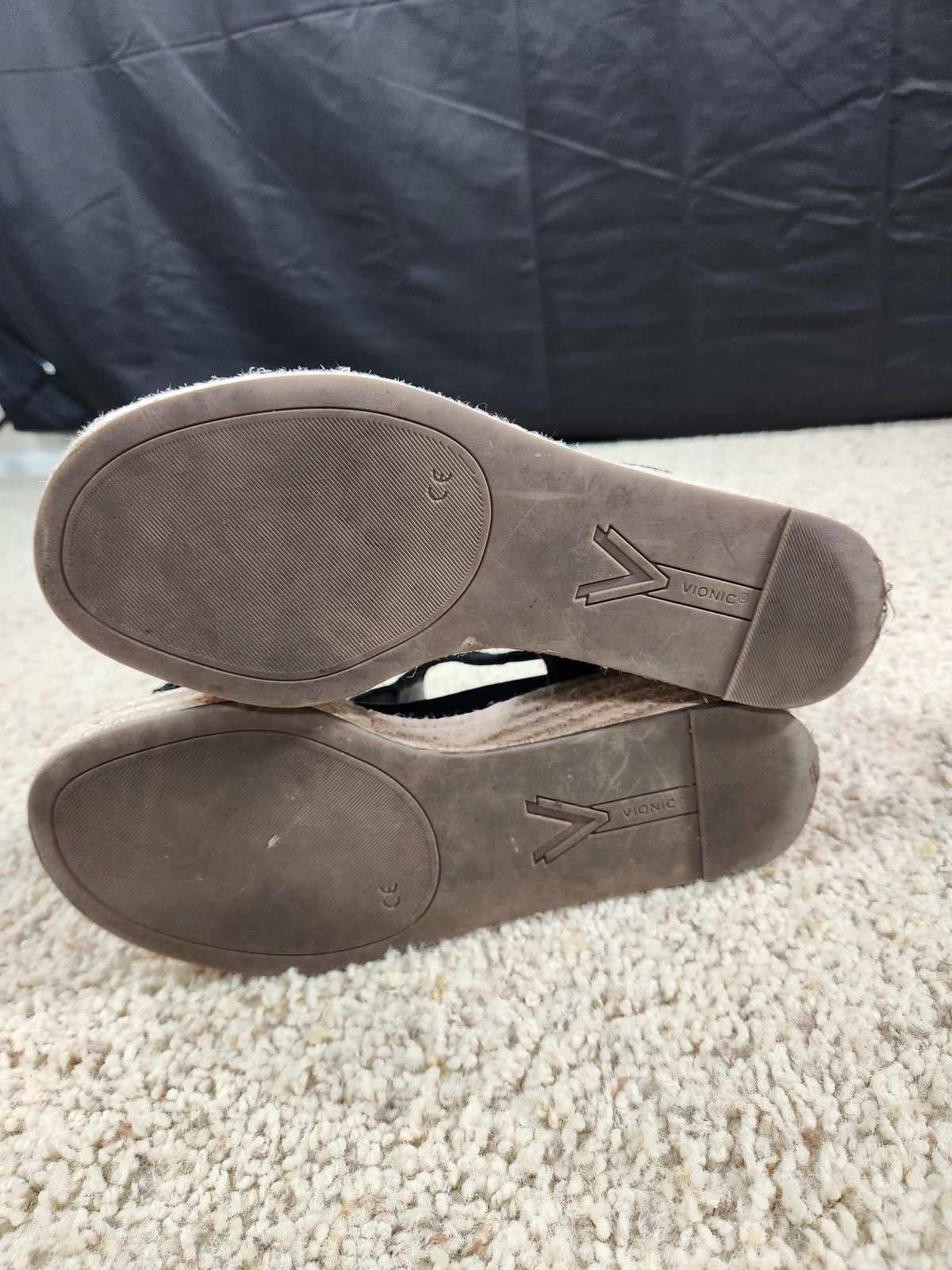 Vionic NEW Vionic Calera Black Leather Espadrille Wedges Size 9 Size US 9 / IT 39 - 4 Thumbnail