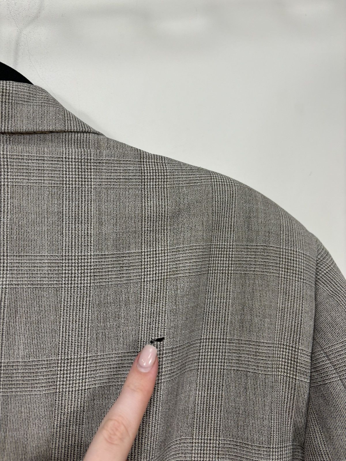 Christian Dior Monsieur Vintage Christian Dior 2-Button Checkered Wool Blazer Jacket Size 48R - 22 Thumbnail