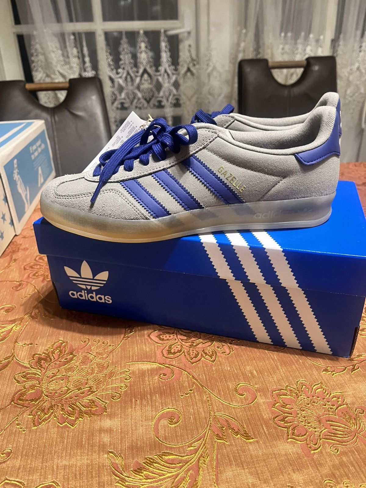 Adidas adidas Gazelle Indoor in der Farbvariante Silver Pebble/ Size US 9 / EU 42 - 2 Thumbnail