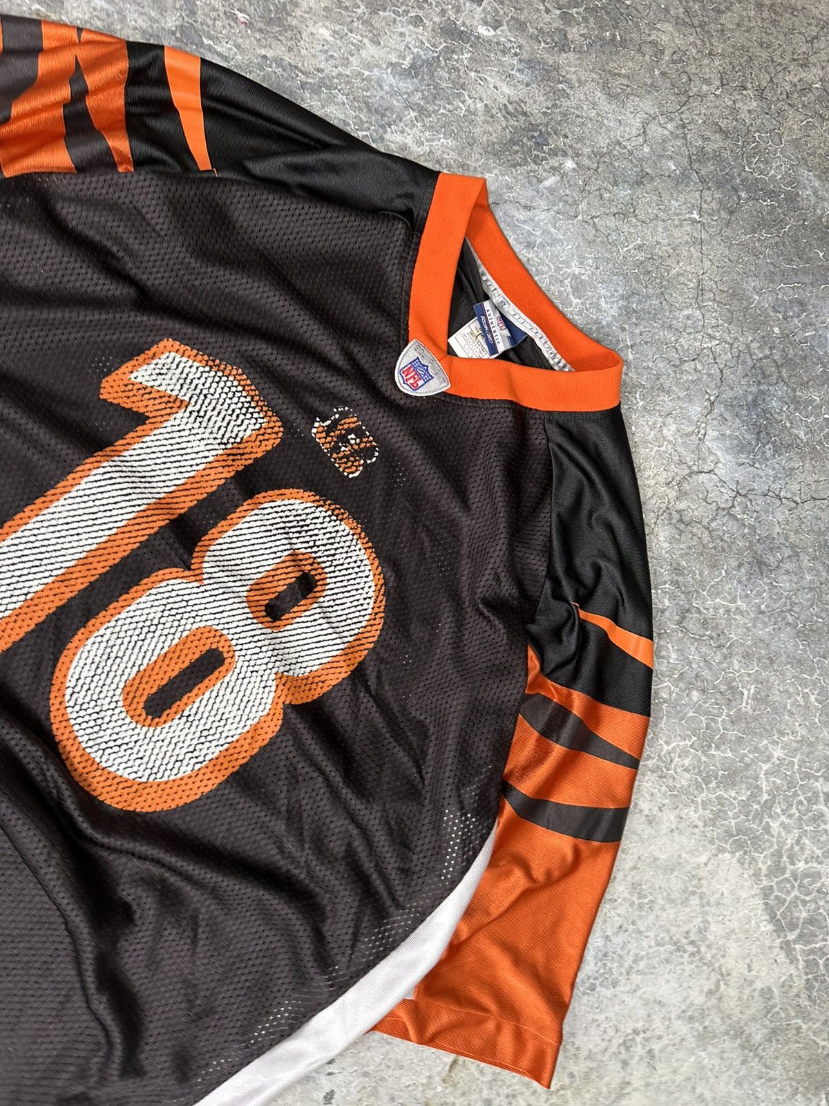 NFL × Vintage Vintage Distressed Bengals Mesh Jersey Size US XL / EU 56 / 4 - 3 Thumbnail