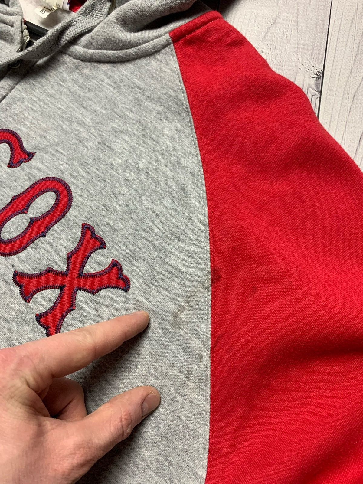 MLB Red Sox vintage Zip hoodie Big Logo Size M Size US M / EU 48-50 / 2 - 6 Thumbnail