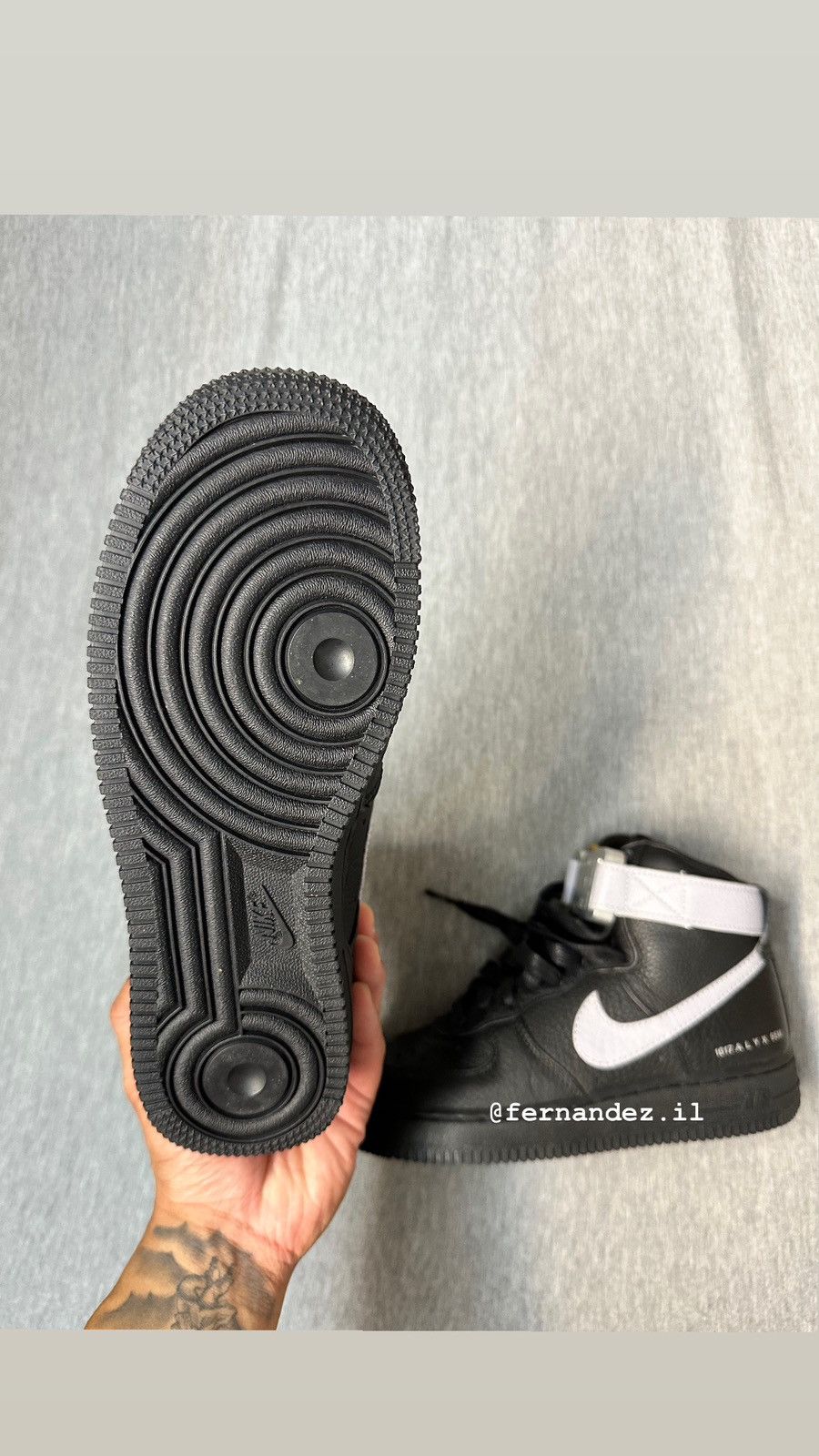 1017 ALYX 9SM × Nike Nike Air Force alyx Size US 6 / EU 39 - 4 Thumbnail