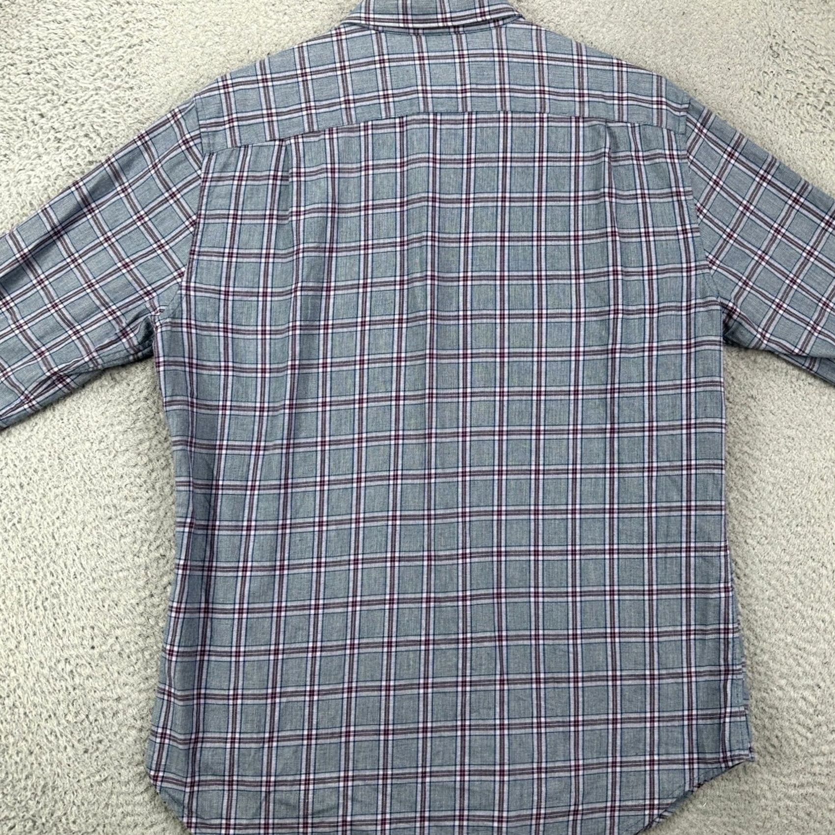 Bonobos Bonobos Button-Up Shirt Mens Slim Blue Plaid Long Sleeve Adult Medium Size US M / EU 48-50 / 2 - 3 Thumbnail