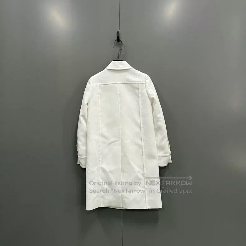 Miu Miu Miu Miu 38 White double-breasted lapel coat Size M / US 6-8 / IT 42-44 - 2 Thumbnail