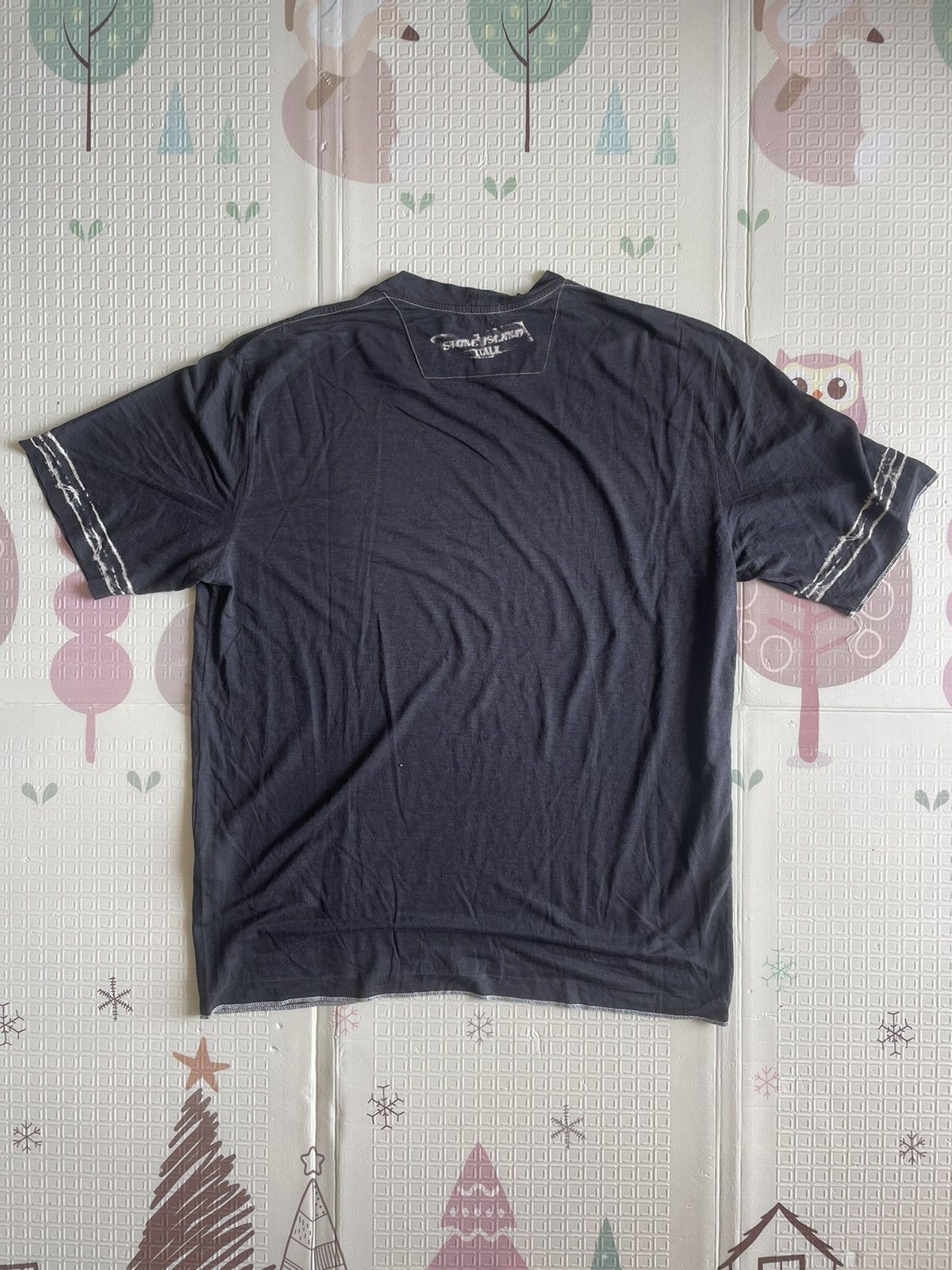 Designer × Stone Island × Vintage Stone Island Art Graphic Tee Italy vintage Size US L / EU 52-54 / 3 - 8 Thumbnail