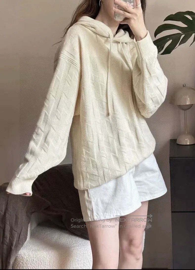 Hermes Hermes Ivory knit sweatshirt Size XS / US 0-2 / IT 36-38 - 8 Thumbnail