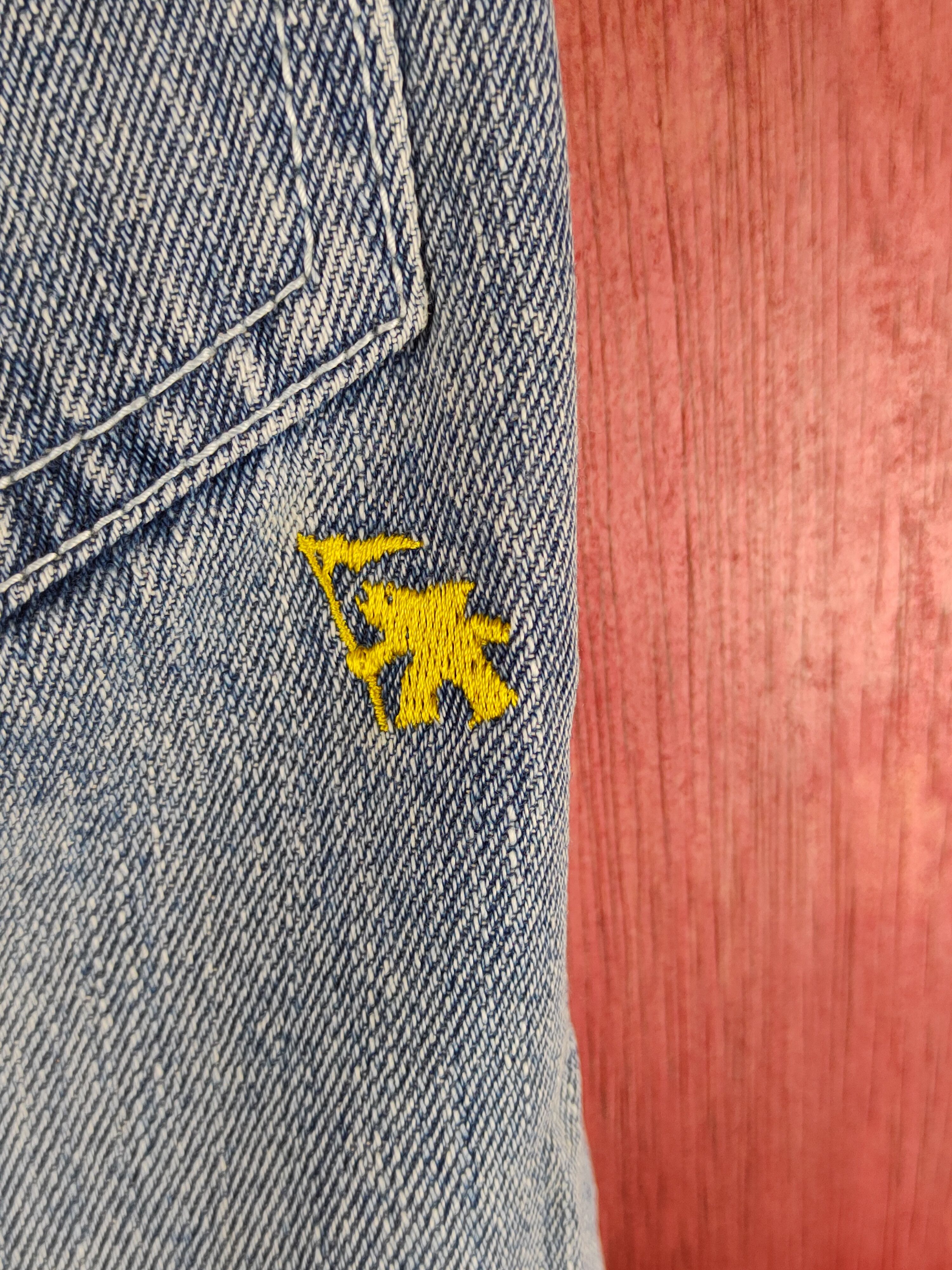 Gotcha Gotcha Blue Faded Surf Distressed Ripped Jeans #S2334 Size US 32 / EU 48 - 12 Thumbnail
