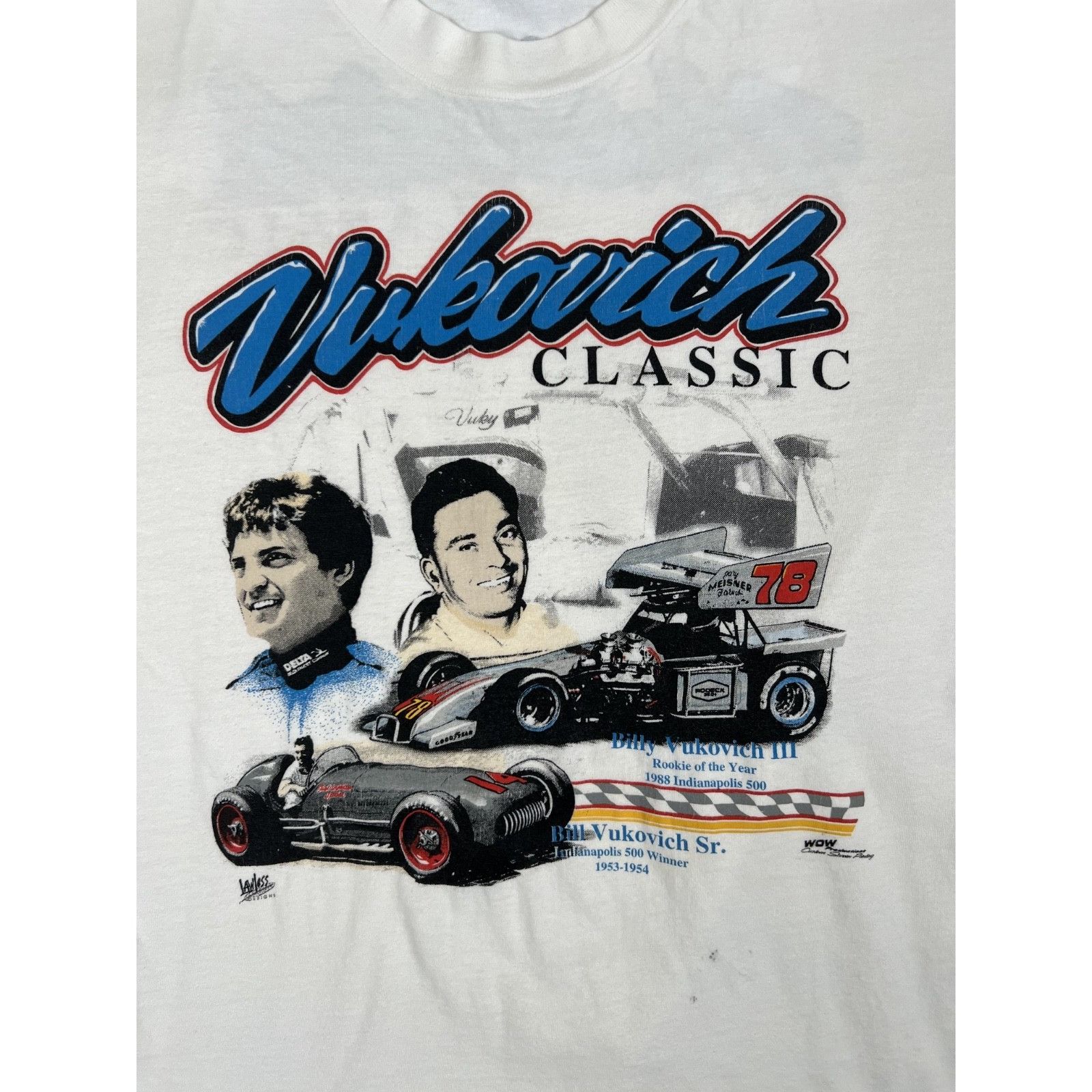Hanes Vintage Billy Vukovich T-Shirt Size Large Single Stitch USA Size US L / EU 52-54 / 3 - 4 Thumbnail