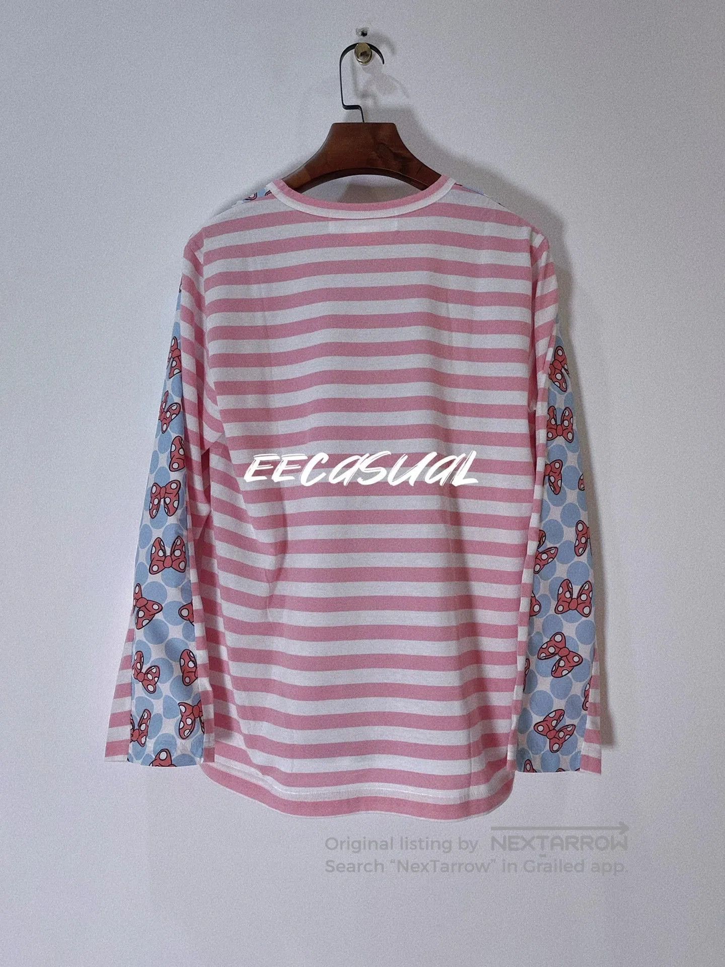 Comme des Garcons Girl CDG Girl Pink Minnie Bow Long Sleeve Tee. Size S / US 4 / IT 40 - 2 Thumbnail