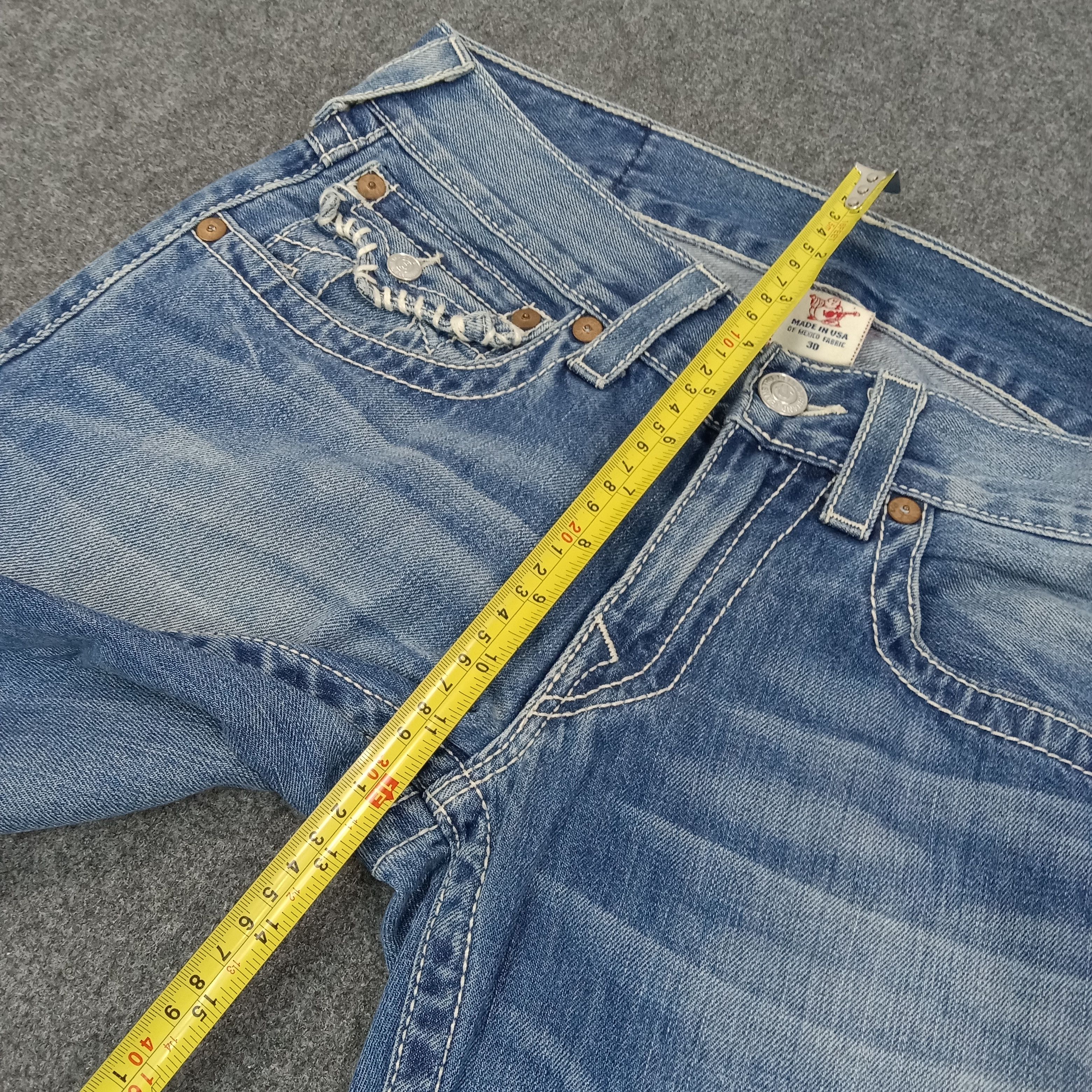True Religion True Religion American Bootcut Denim Jeans C258N23 Size US 33 - 11 Thumbnail