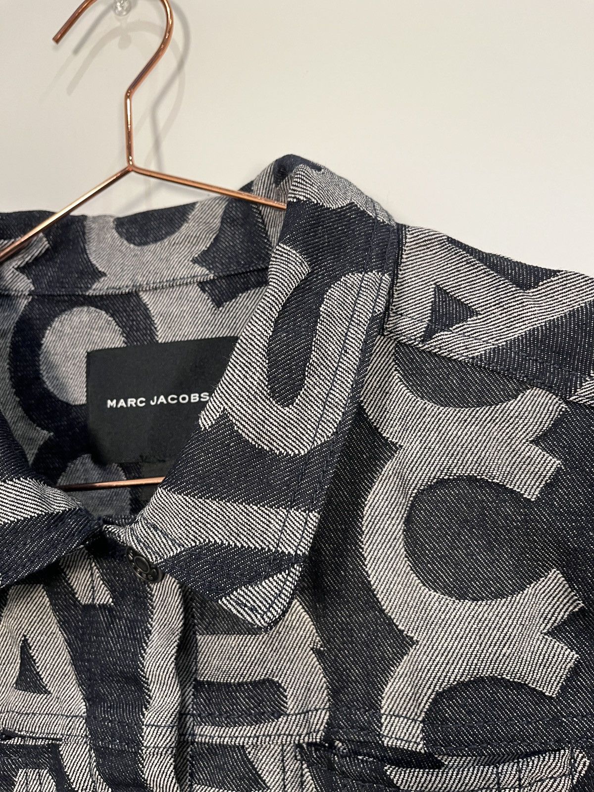 Marc Jacobs Marc Jacobs Raw Denim Monogram Jacket (unisex) Size US L / EU 52-54 / 3 - 5 Thumbnail