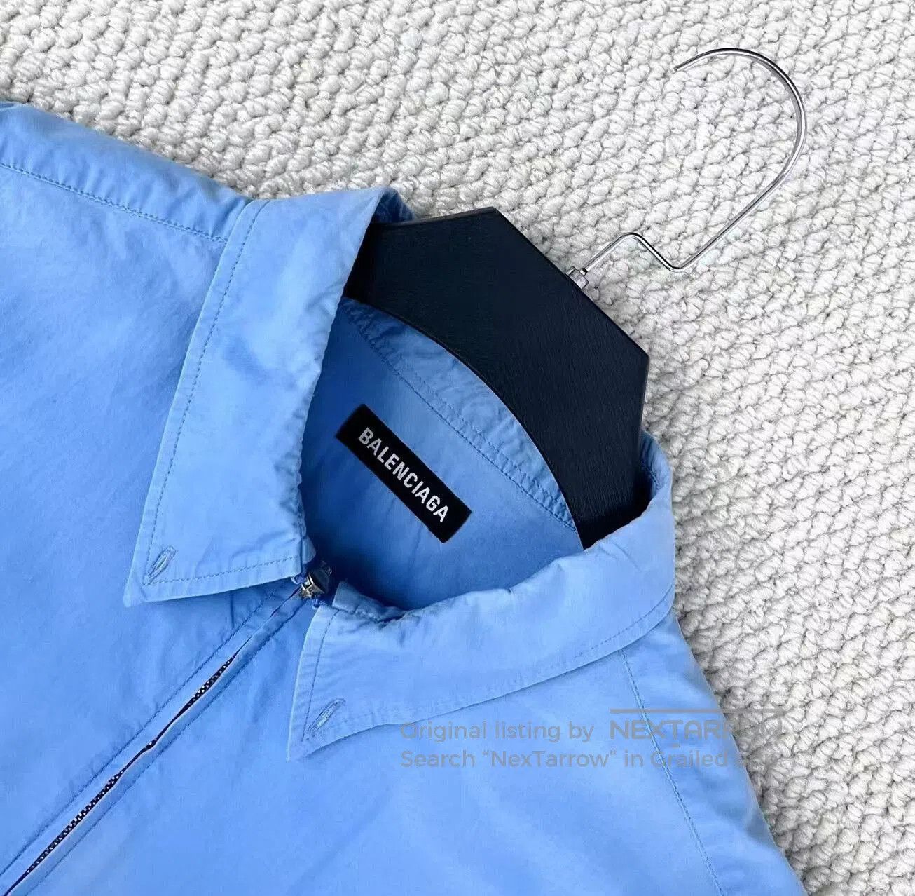 Balenciaga balenciaga blue pocket logo short sleeve shirt. Size US L / EU 52-54 / 3 - 3 Thumbnail
