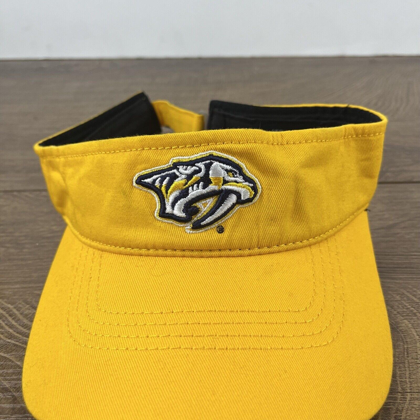 Other Nashville Predators Visor Hat Yellow Cap Hat Adjustable Hat Size ONE SIZE - 6 Thumbnail
