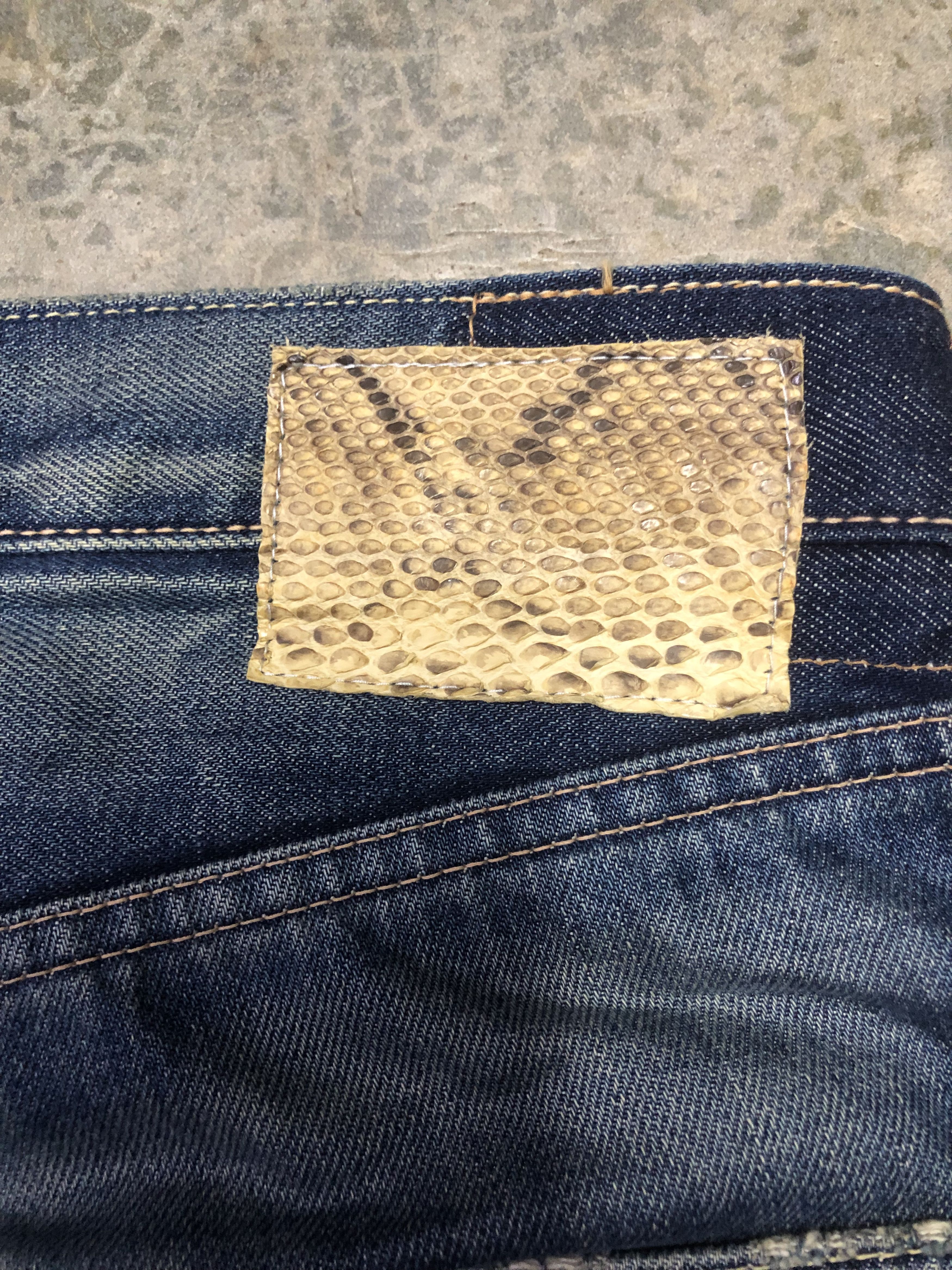 Vintage VISVIM 01D2 FLUXUS Snake Patch Size US 30 / EU 46 - 11 Thumbnail