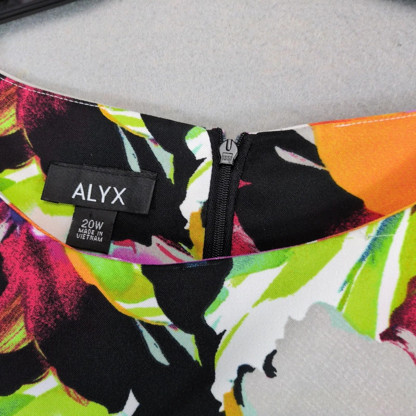 Alyx Alyx Sleeveless Floral Sheath Dress Plus Size 20 Knee-Length Size 3XL / US 20-22 - 3 Thumbnail