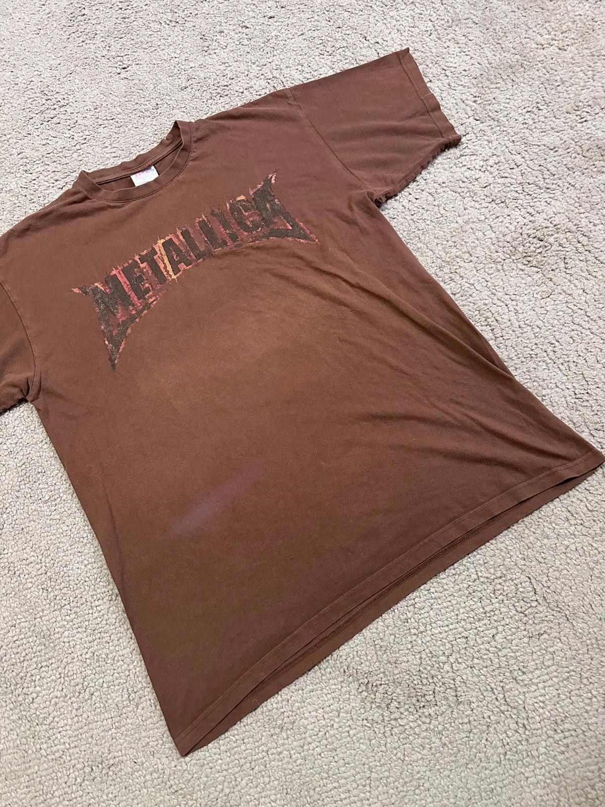 Metallica Vintage Metallica 2003 Concert Tour Band Tee T-shirt Y2K Size US XL / EU 56 / 4 - 2 Thumbnail