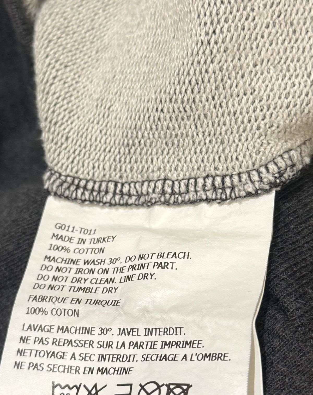 Gosha Rubchinskiy Gosha Rubchinkskiy Grey Collared Logo Sweater Size US L / EU 52-54 / 3 - 3 Thumbnail