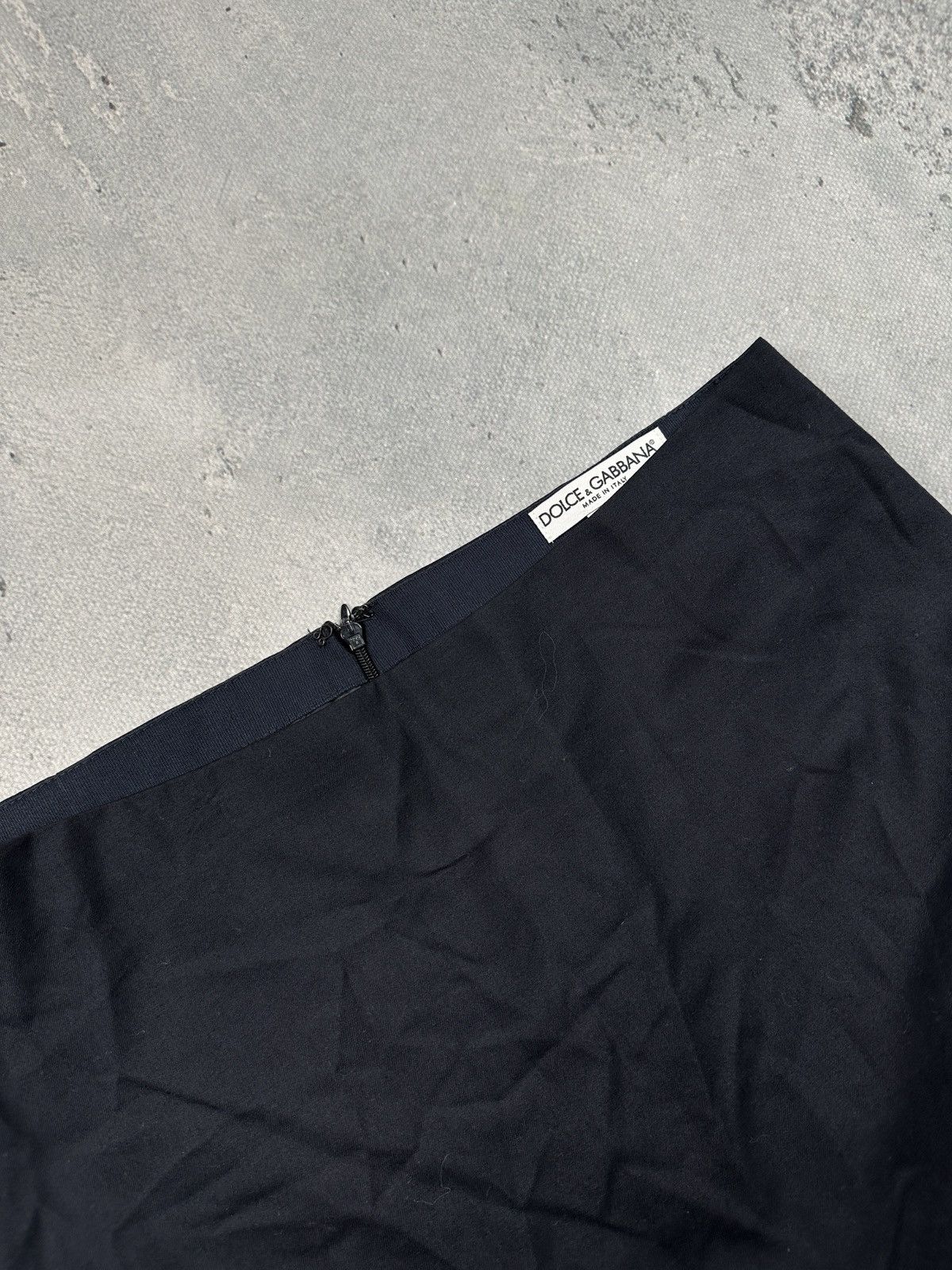 Dolce & Gabbana Dolce & Gabbana Vintage Cashmere Silk Pencil Skirt Tailored Size 28" / US 6 / IT 42 - 5 Thumbnail