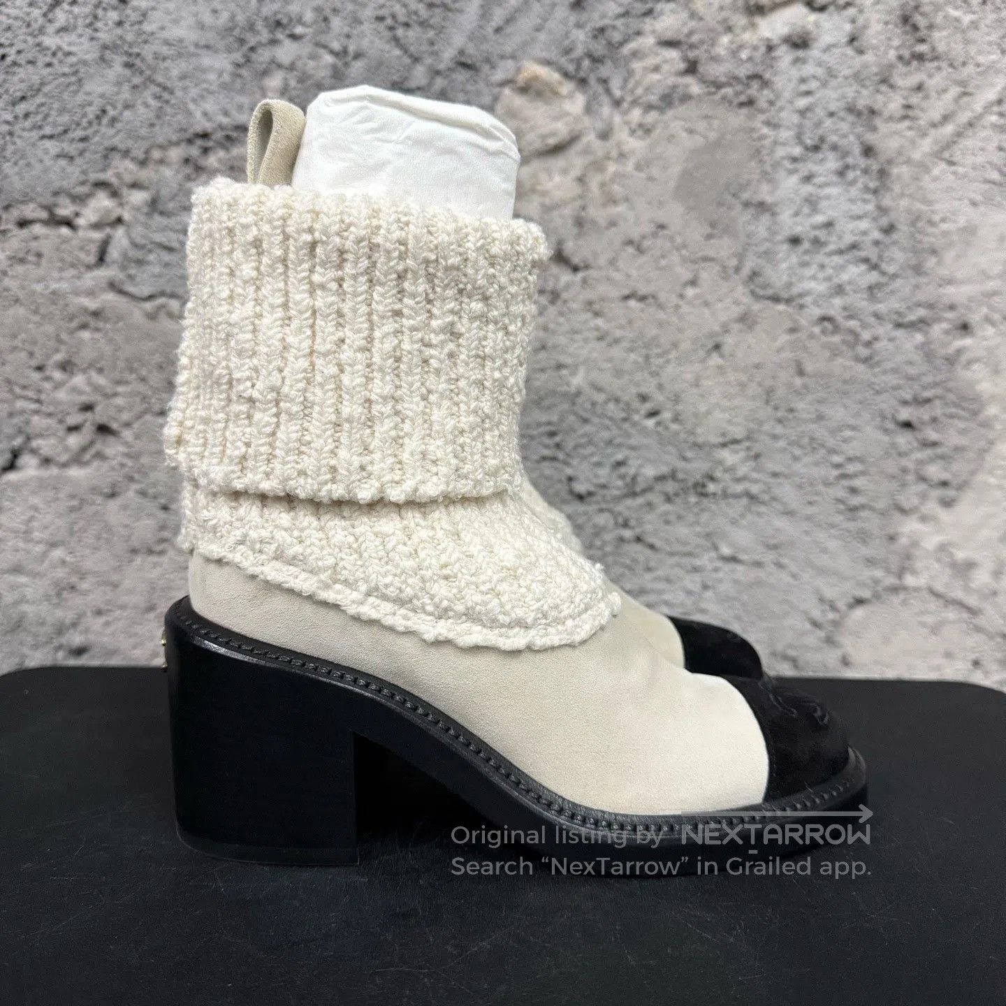 Chanel Chanel Lamb Wool Boots. Size US 4 / IT 34 - 1 Thumbnail