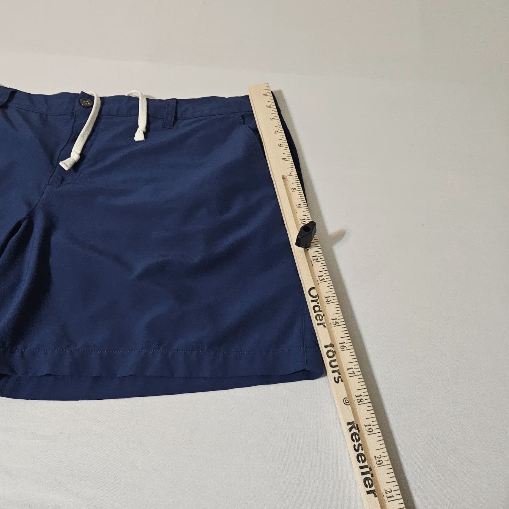 Chubbies Chubbies Shorts Men's 40 Regular Flat Front Blue Chino 7" Inseam Drawstring Regular Mens Size US 40 / EU 56 - 5 Thumbnail