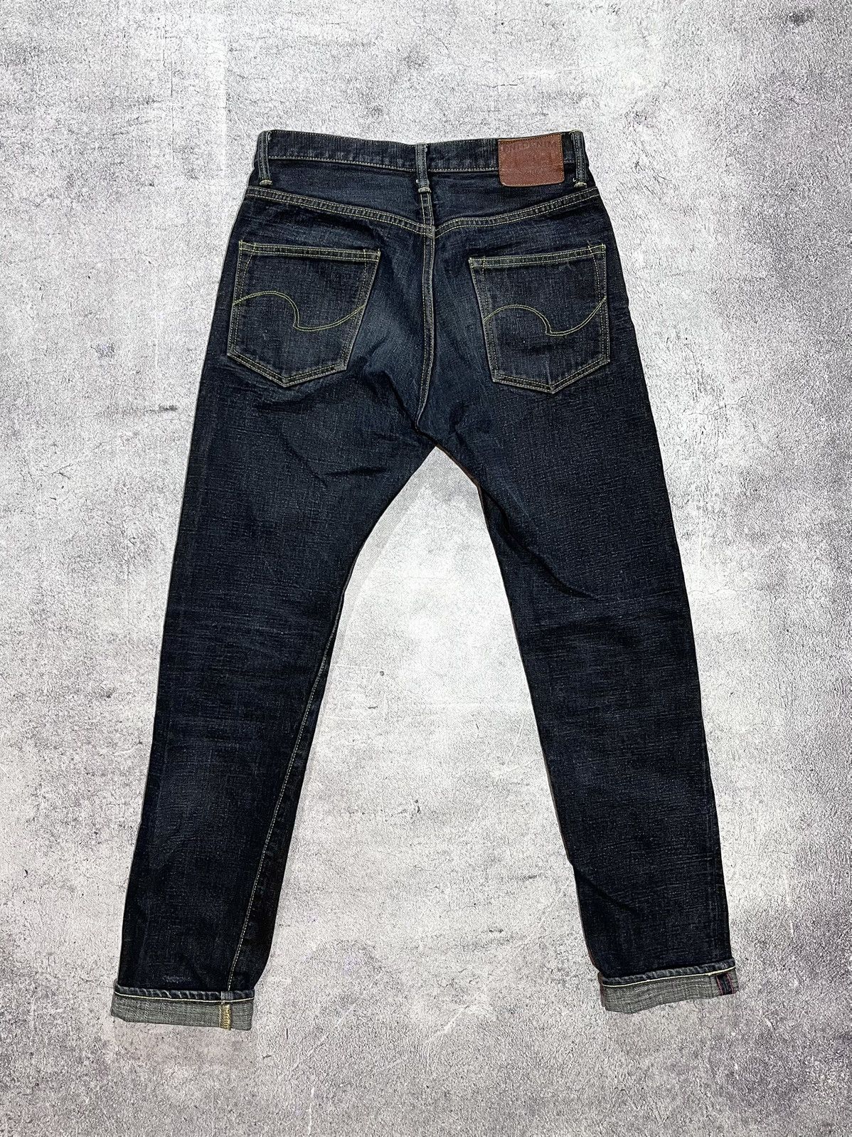 Oni ONI Denim Selvedge Jeans Indigo ONI-902-AIZUMI Made Japan 29 Size US 29 - 2 Thumbnail