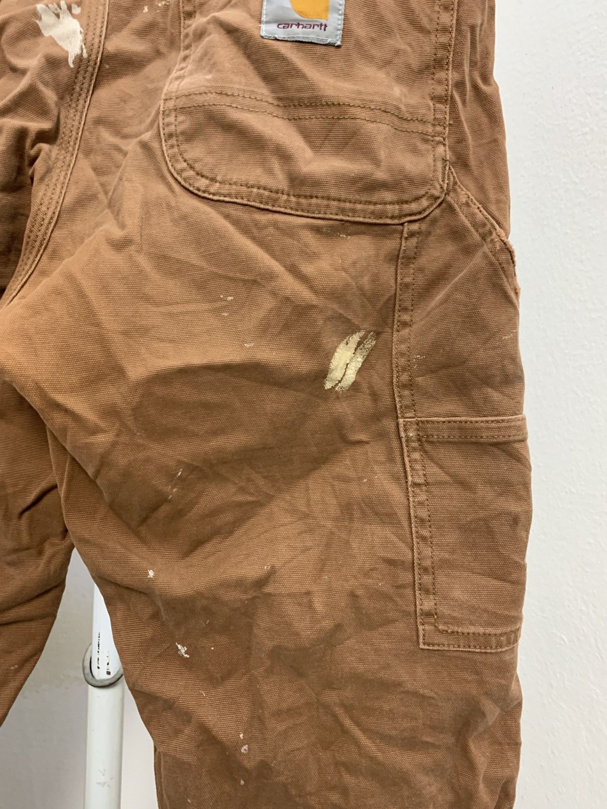 Carhartt × Carhartt Wip Trashed‼️Carhartt double knee carpenter painted damaged Size US 30 / EU 46 - 15 Thumbnail