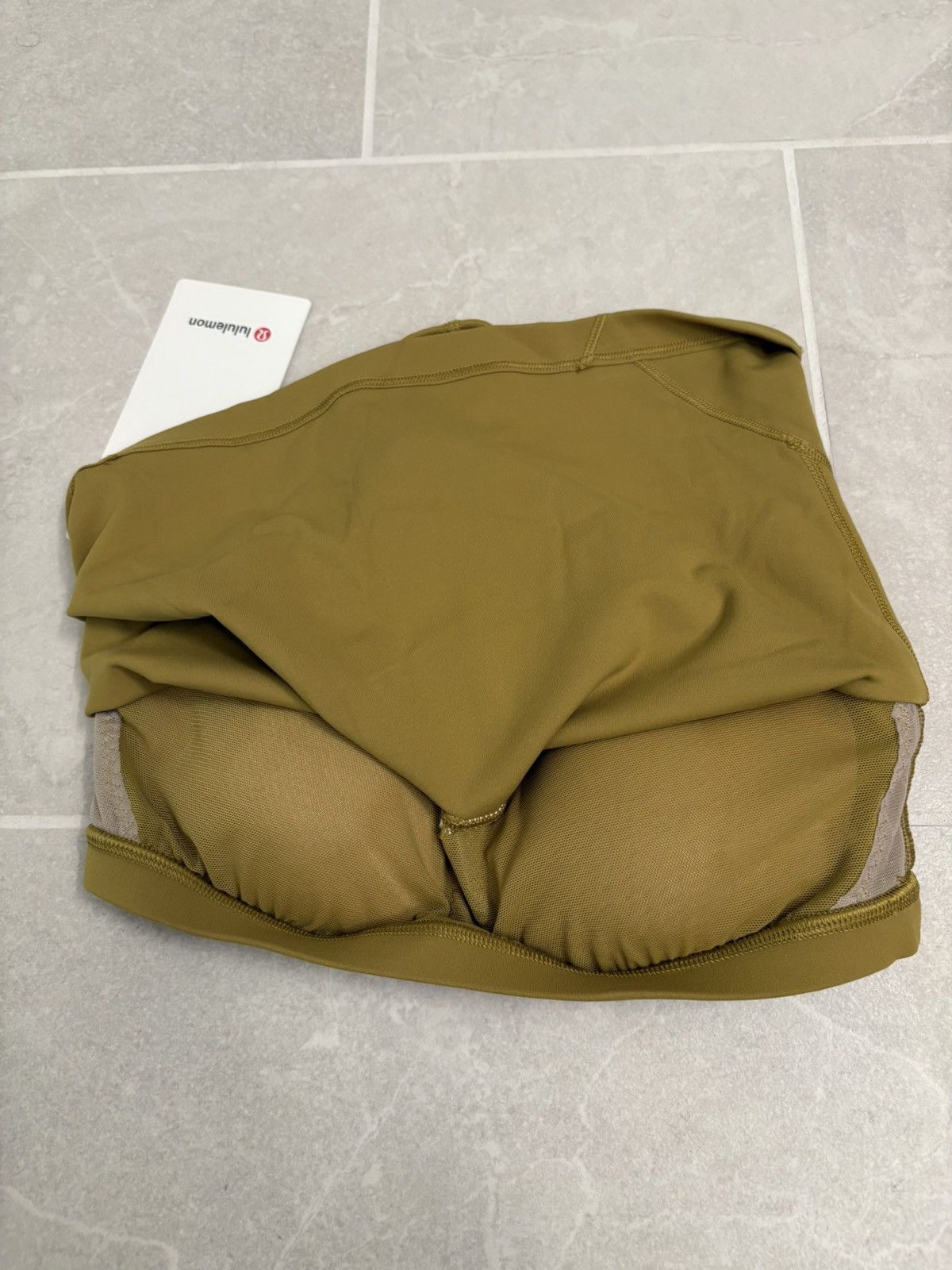 Lululemon Align Cropped Nulu Tank in Auric Gold Size 4