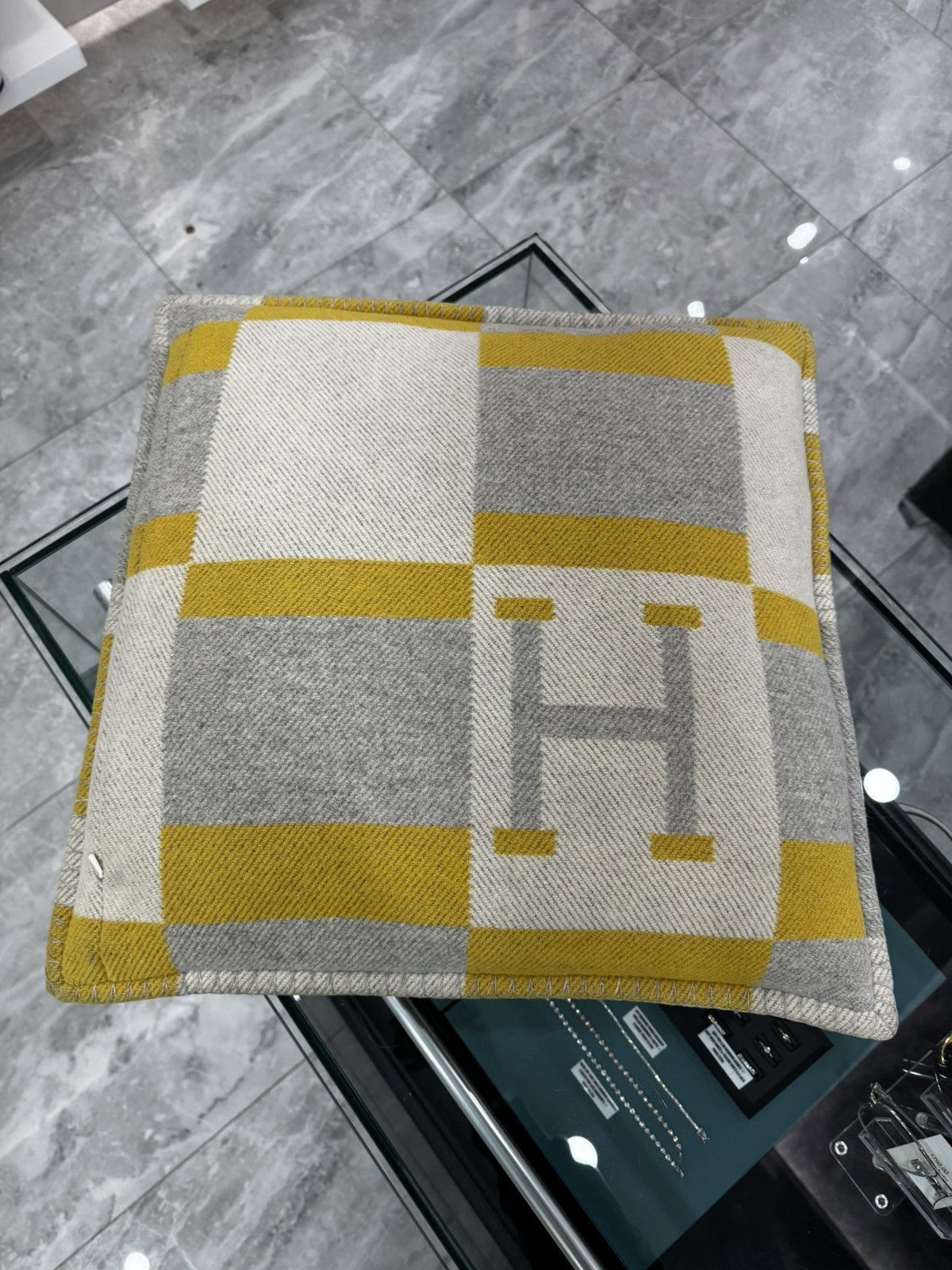 Hermes Hermes Avalon Pillow Size ONE SIZE - 1 Thumbnail