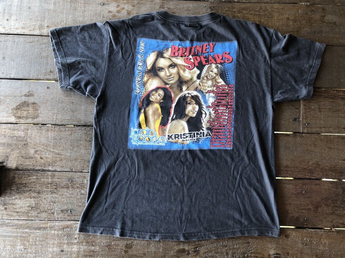 Rap Tees Vintage Britney Spears Circus 09 Tour Shirt Tee Size US L / EU 52-54 / 3 - 7 Thumbnail