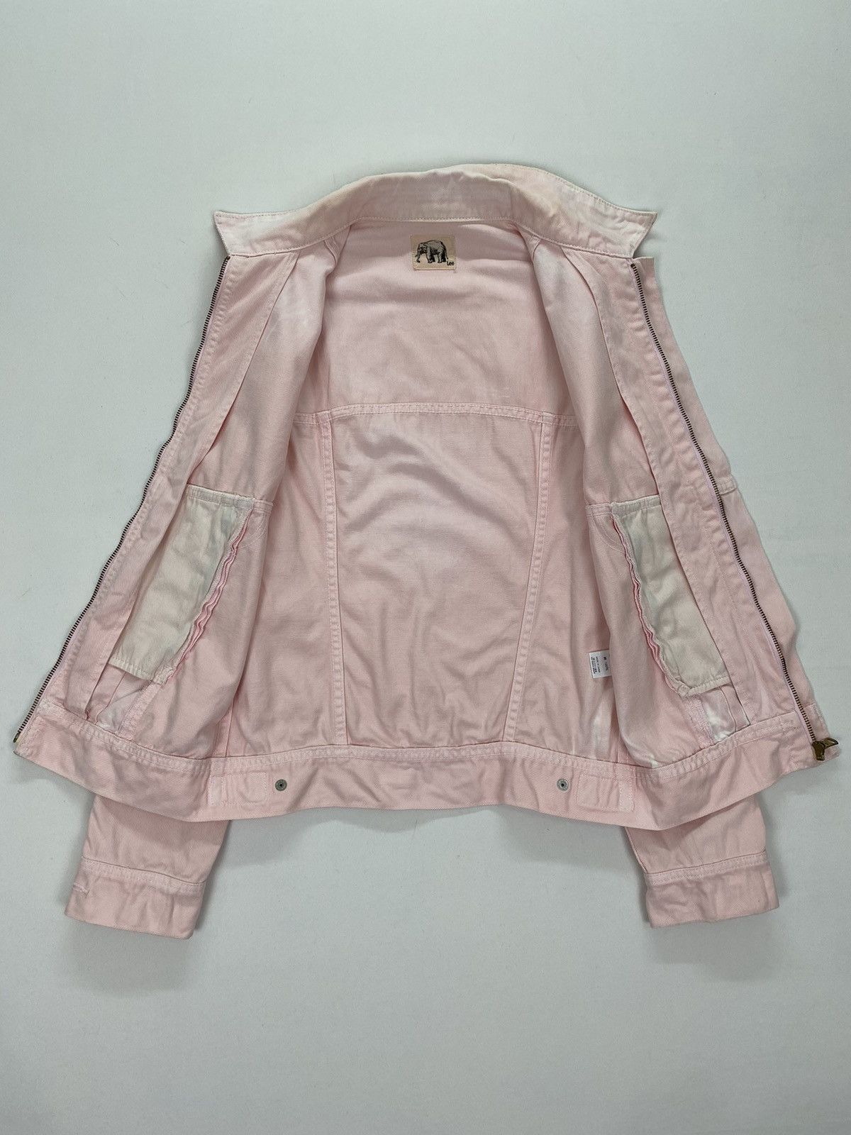 Lee Lee Dirty Bleached Denim Jacket Size US XS / EU 42 / 0 - 7 Thumbnail