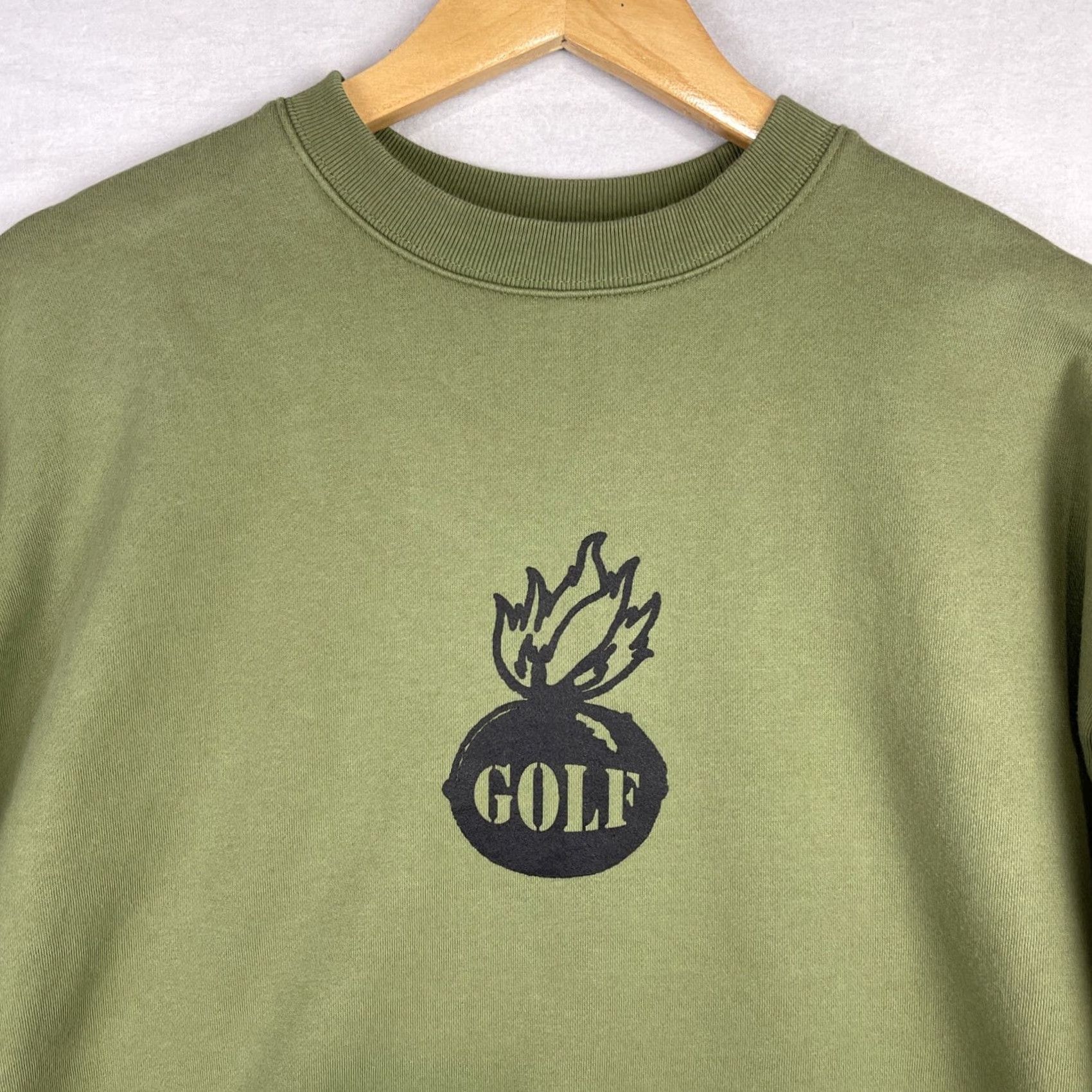 Golf Wang VINTAGE Golf Wang Sweater Mens XL Green Bomb Sweatshirt Pullover Tyler The Creator Size US XL / EU 56 / 4 - 3 Thumbnail