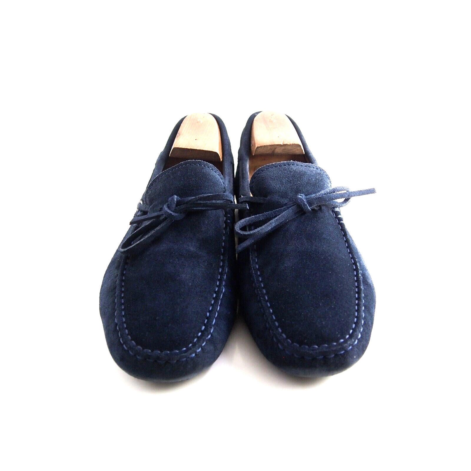 Tod's TOD's Gommini Loafers Blue Suede Size US 9 EU 42 Size US 9 / EU 42 - 3 Thumbnail