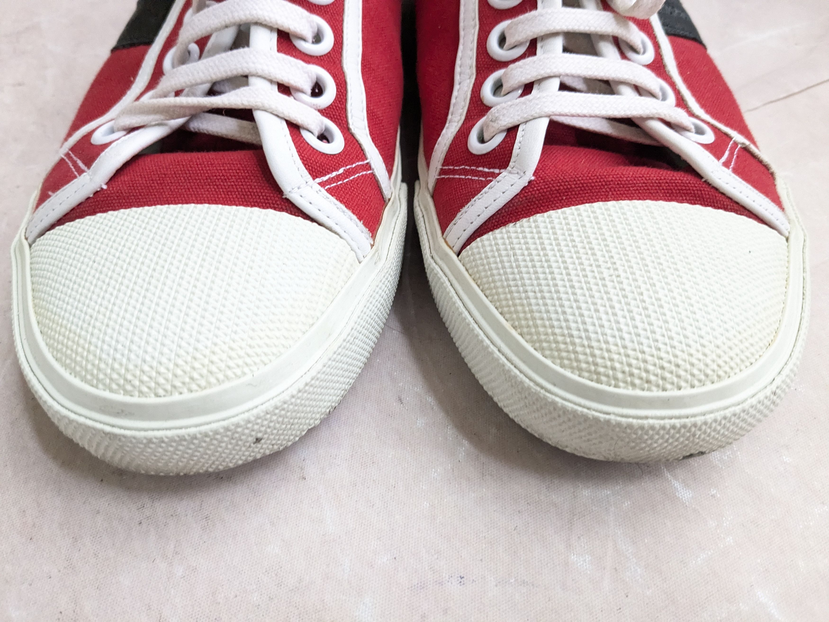 Dior Dior Homme Sneakers Red 10 Low Tops Canvas Size US 10 / EU 43 - 4 Thumbnail