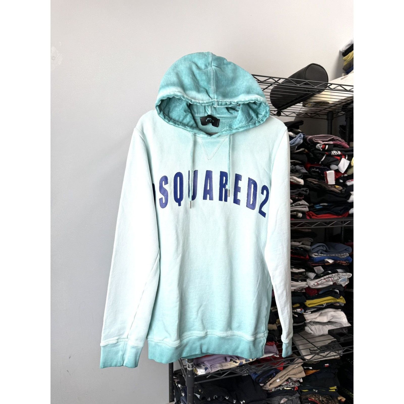 Dsquared2 💥Rare! Dsquared2 Gradient Hoodie Luxury Made In Italy Size US S / EU 44-46 / 1 - 1 Thumbnail