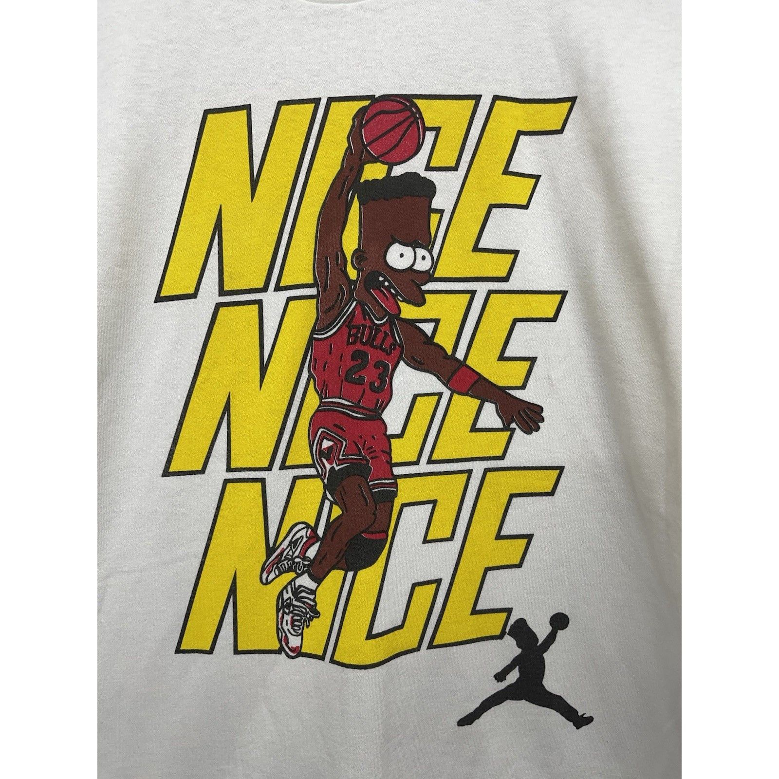 Other Vintage 90s Bart Simpson Michael Jordan 23 Bulls Parody T-Sh Size US L / EU 52-54 / 3 - 2 Thumbnail